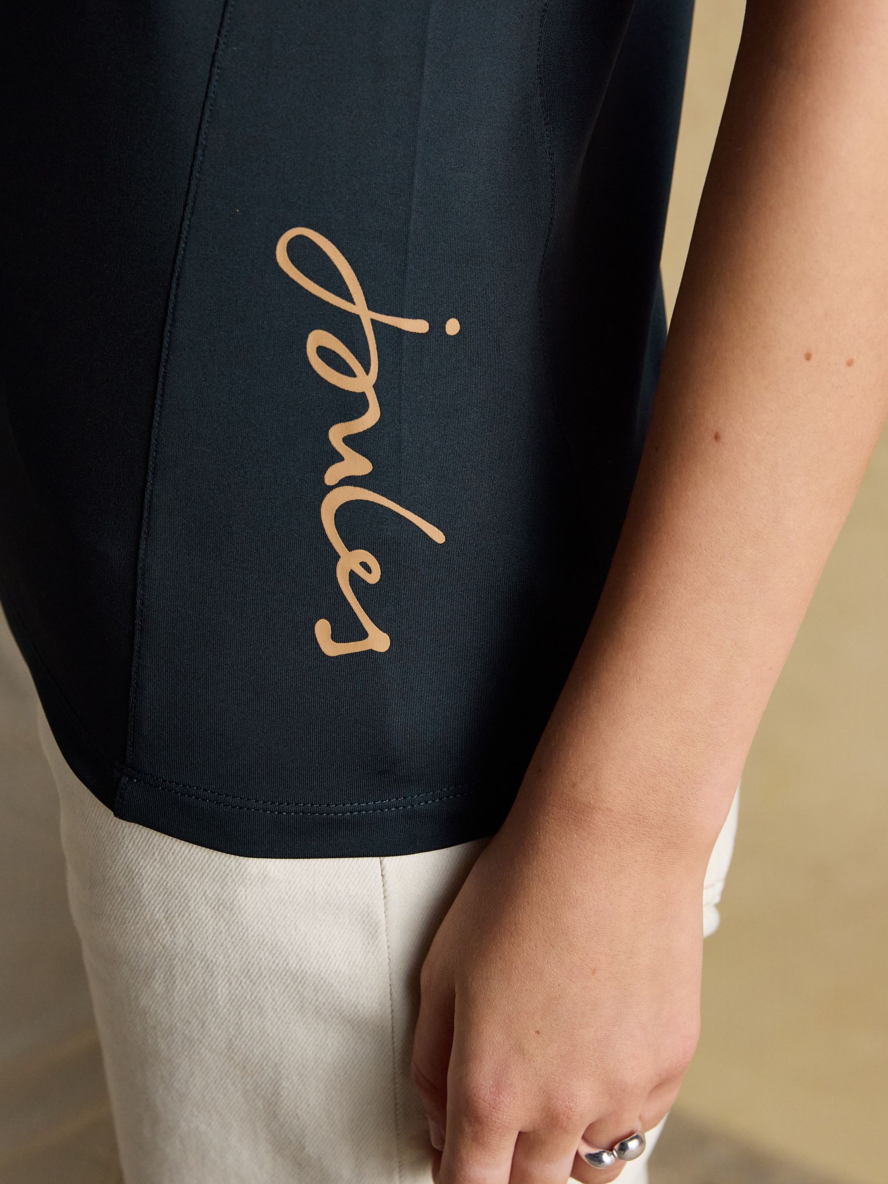 Official Blenhiem Navy European Championship Short Sleeve Sports Top - Image 6 of 7