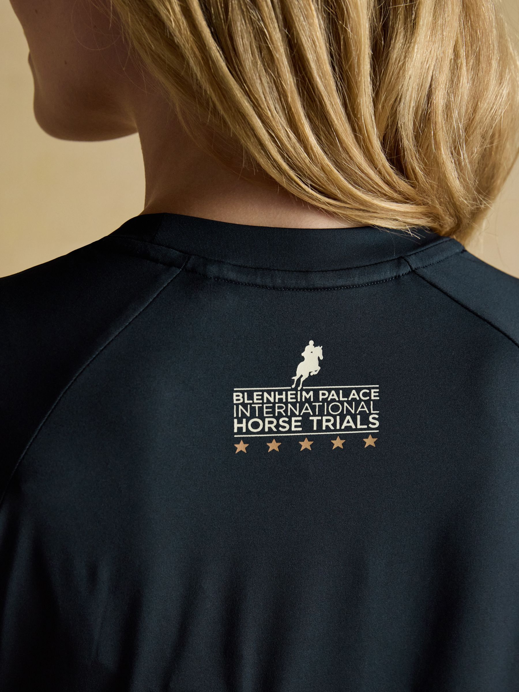 Official Blenhiem Navy European Championship Short Sleeve Sports Top - Image 7 of 7