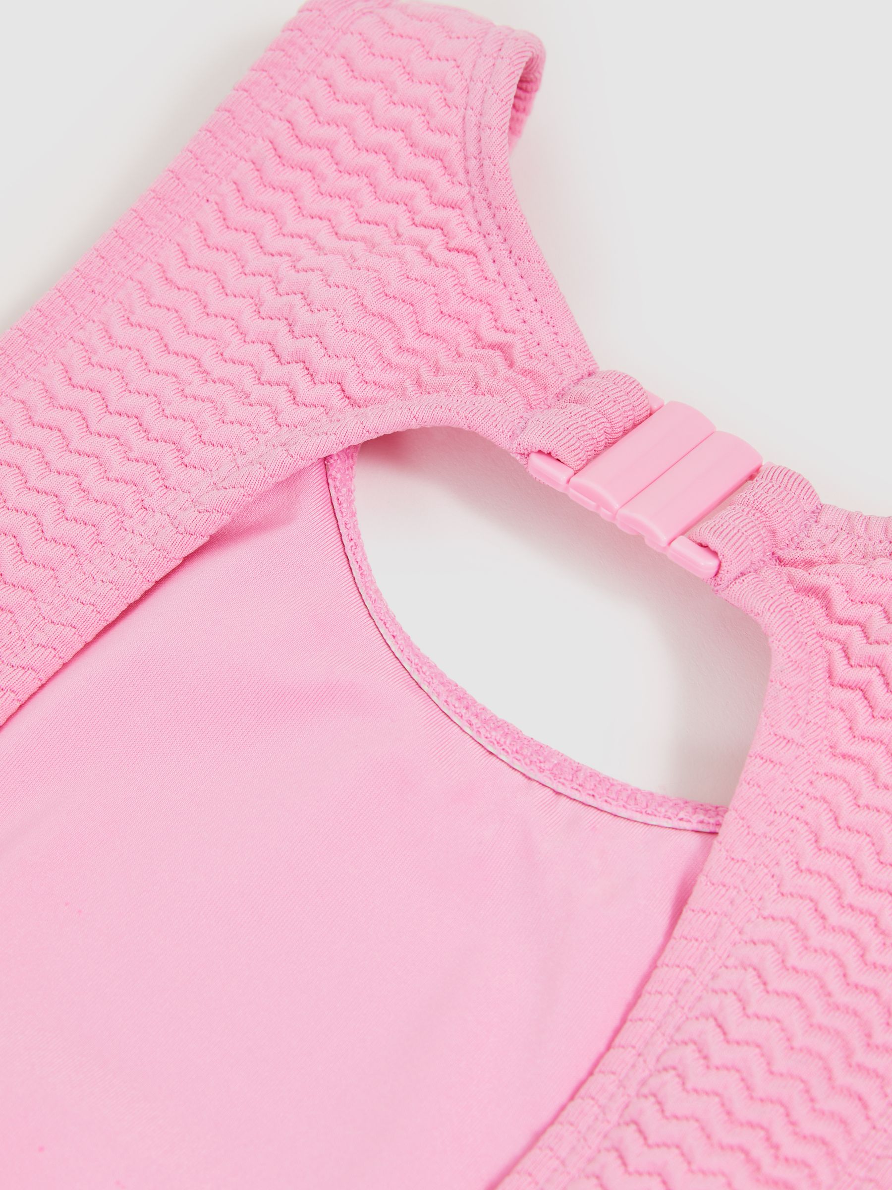 13-14 yrs Textured Swimsuit in Pink - Image 5 of 5