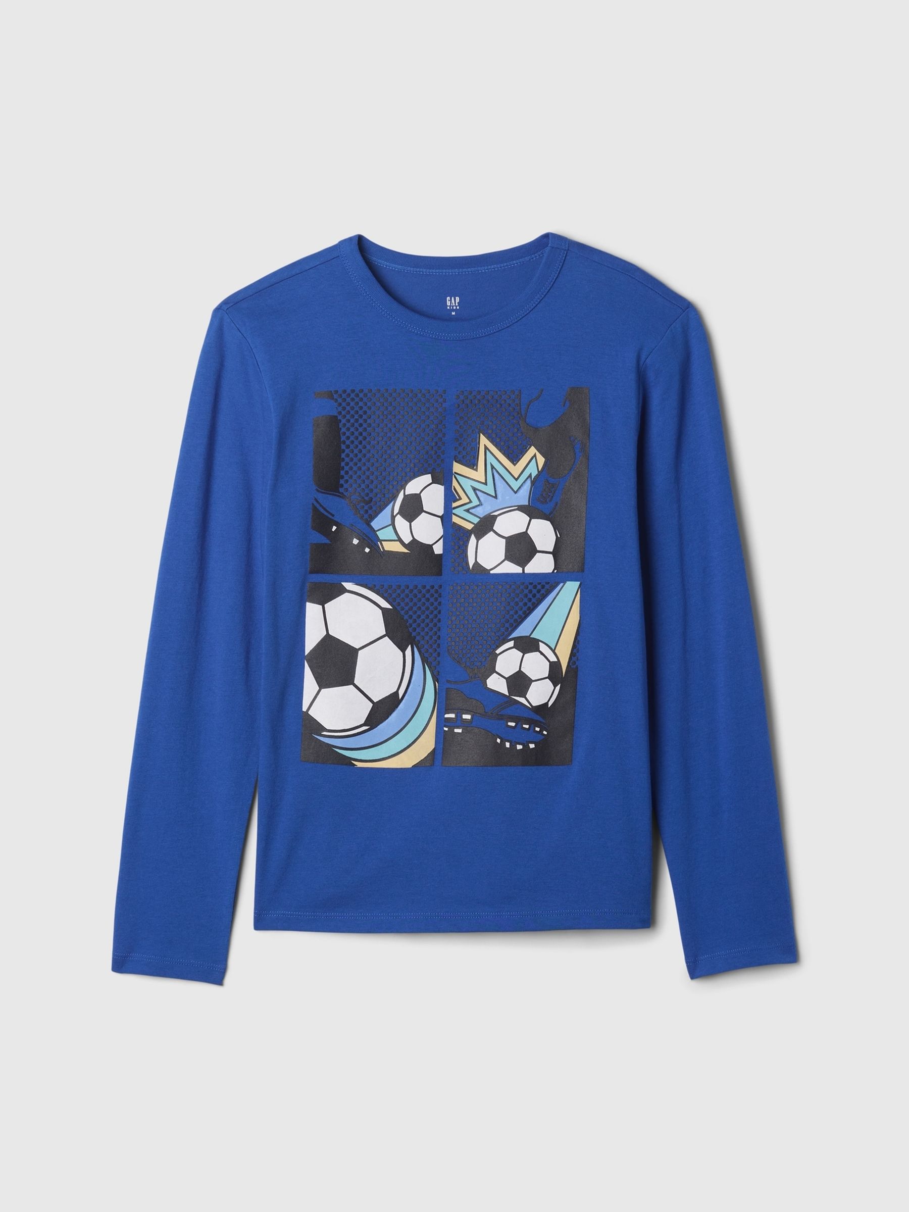 Blue Long Sleeve Graphic T-Shirt (4-13yrs) - Image 1 of 3