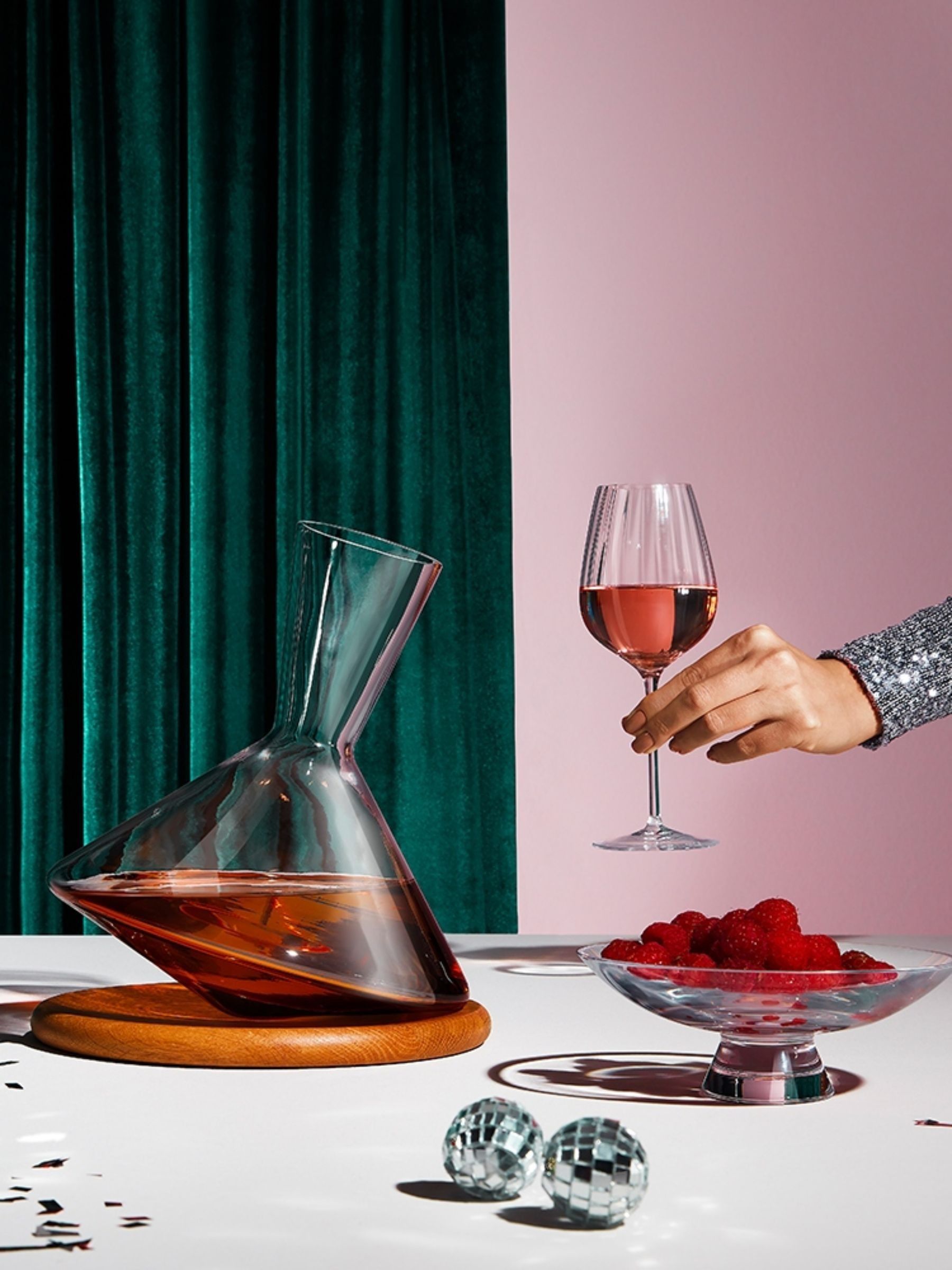 Nude Clear Balance Decanter and Terroir Wine Glasses Gift Set - Image 1 of 2