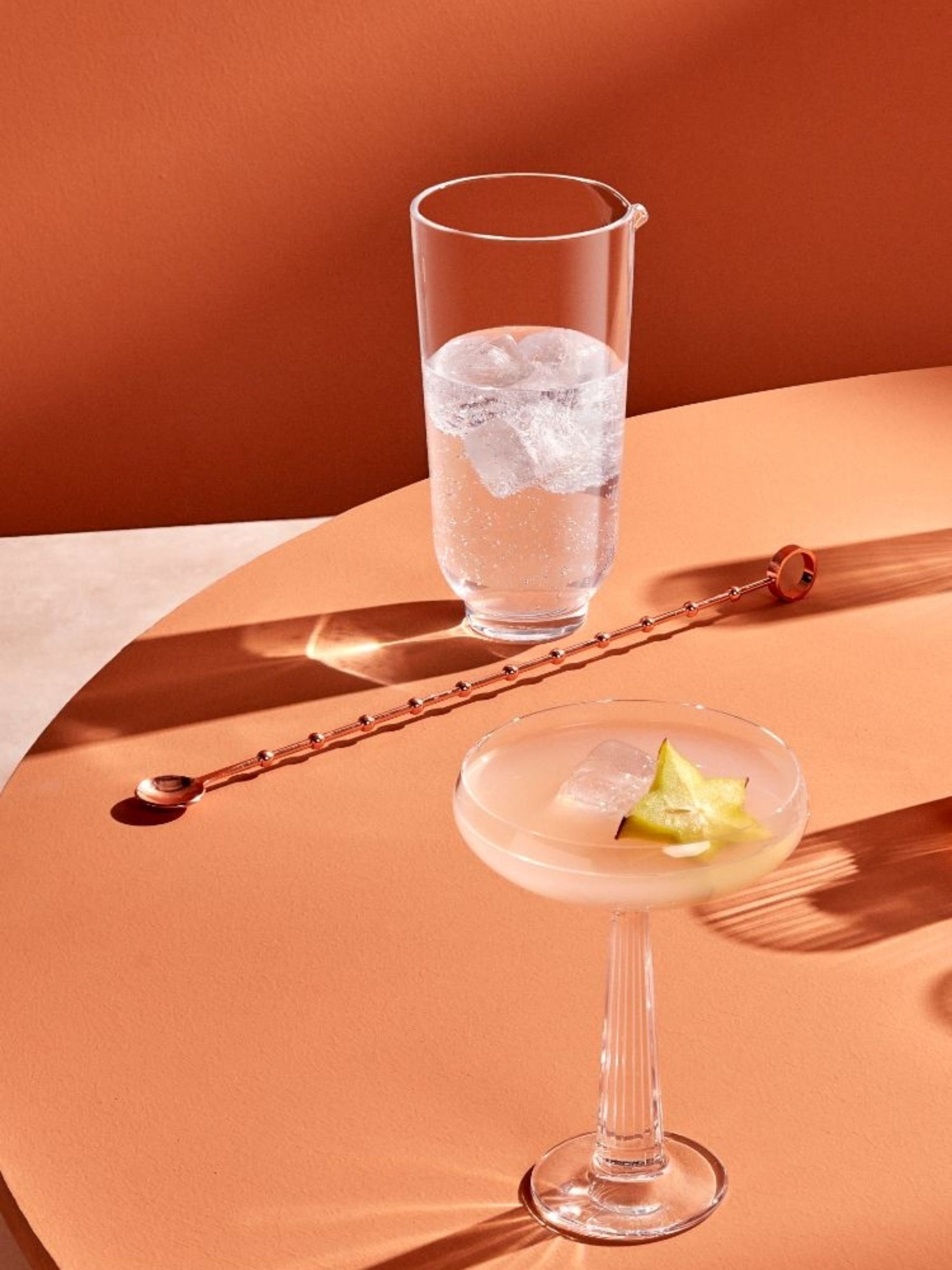 Nude Set of 2 Clear Big Top Coupe Glasses - Image 5 of 11