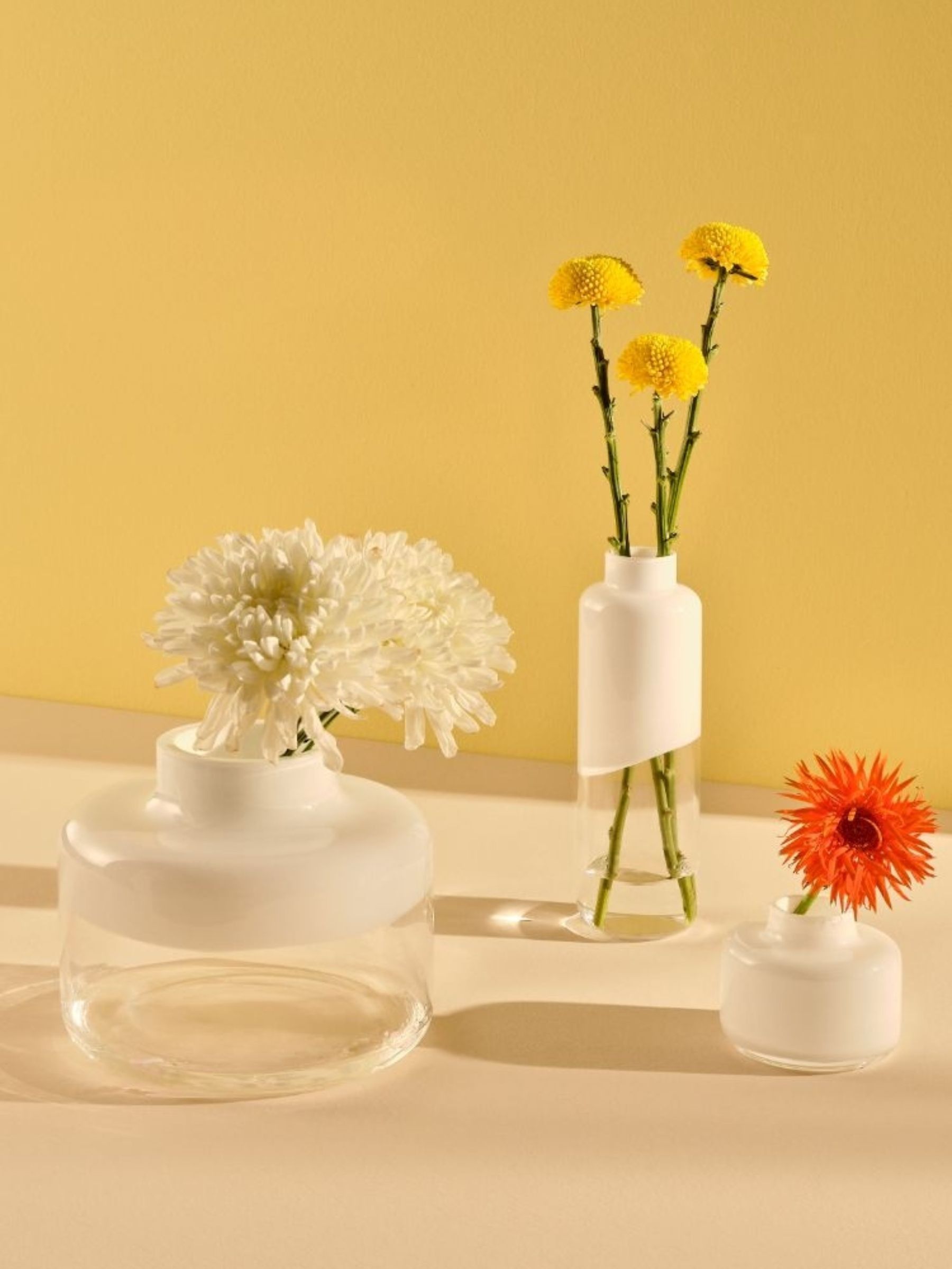 Nude White Small Magnolia Vase - Image 1 of 4