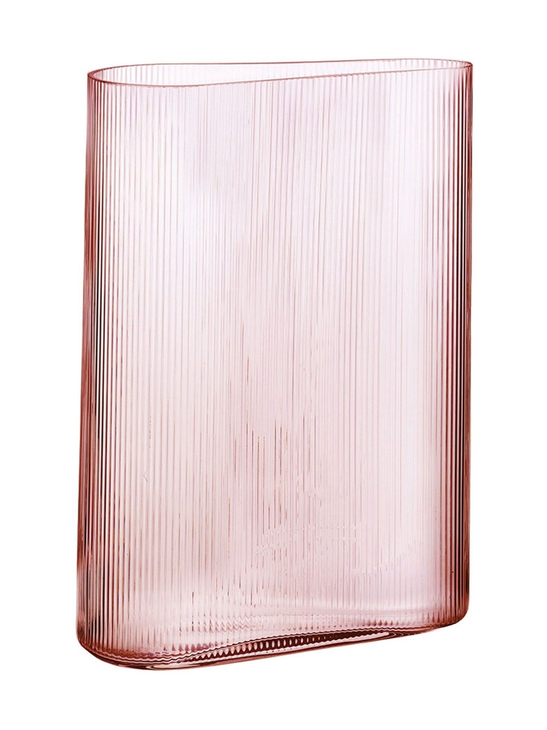 Nude Dusty Rose Mist Short Vase - Image 1 of 2 Nude Dusty Rose Mist Short Vase - Image 1 of 2