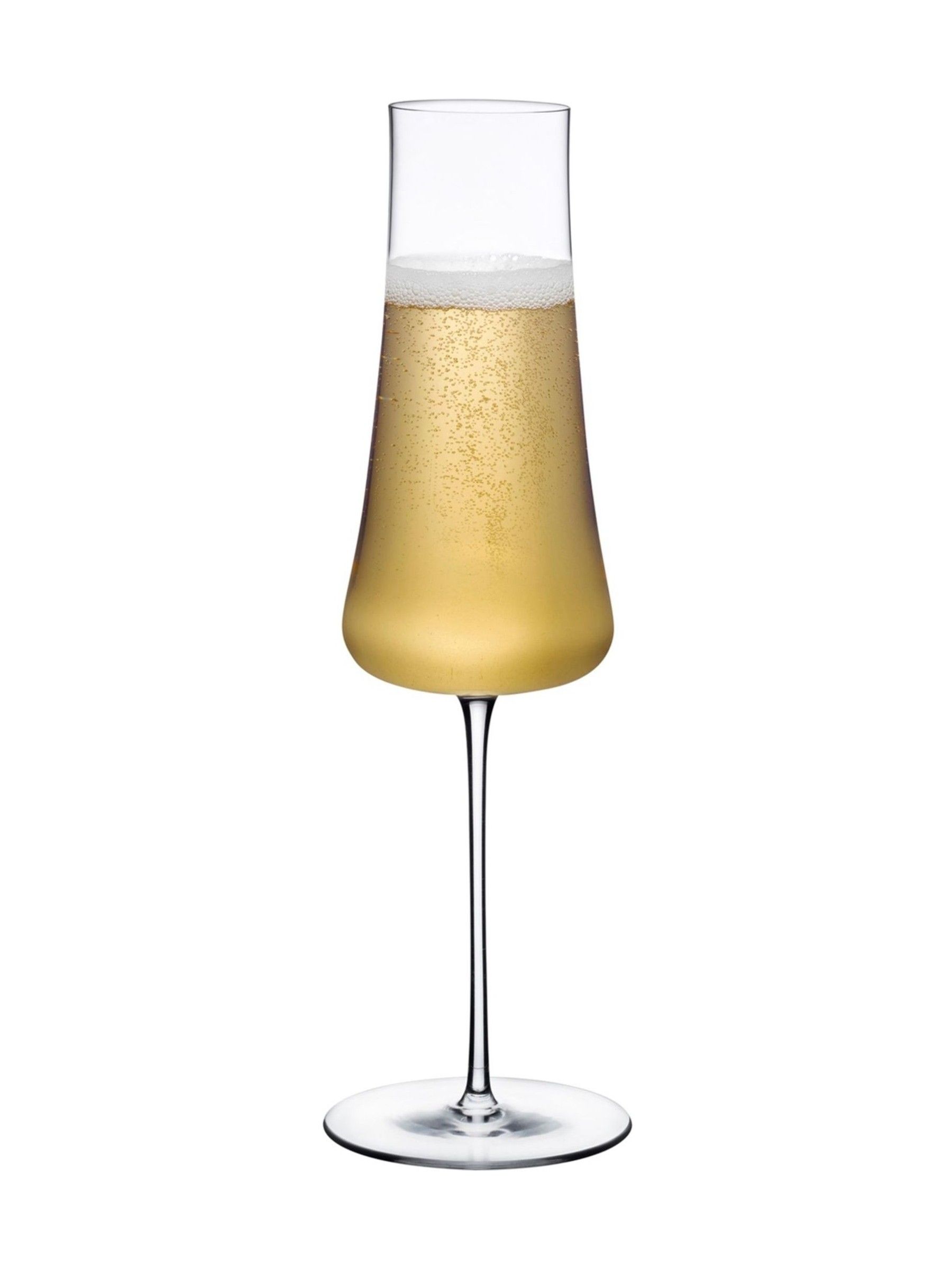 Nude Clear Stem Zero Volcano Champagne Glass - Image 1 of 5