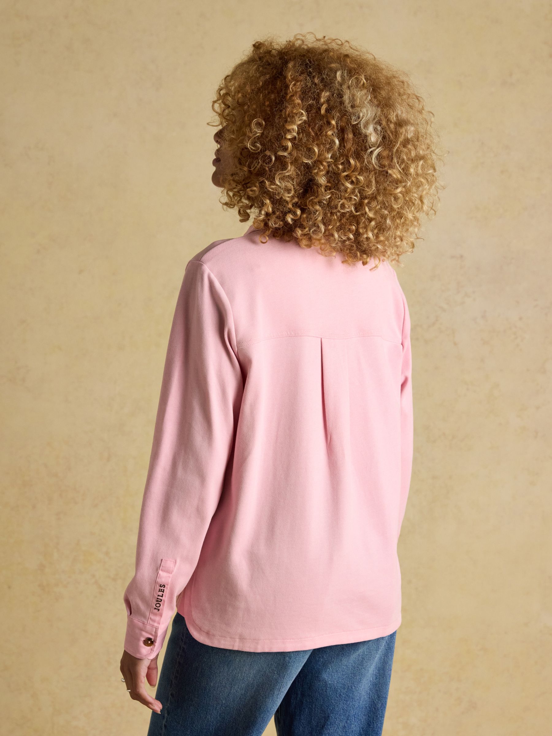 Delaney Pink Long Sleeve Jersey Deckshirt - Image 2 of 11