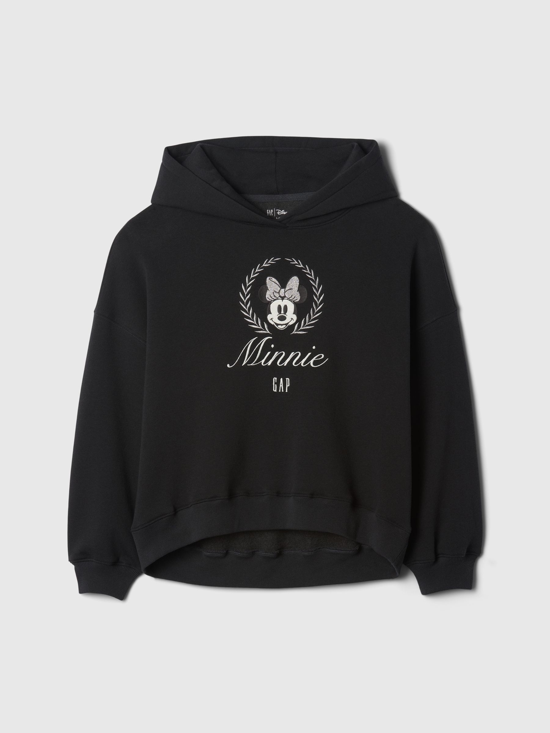 Black Minnie Mouse Disney Vintage Soft Oversized Hoodie (4-13yrs) - Image 4 of 5