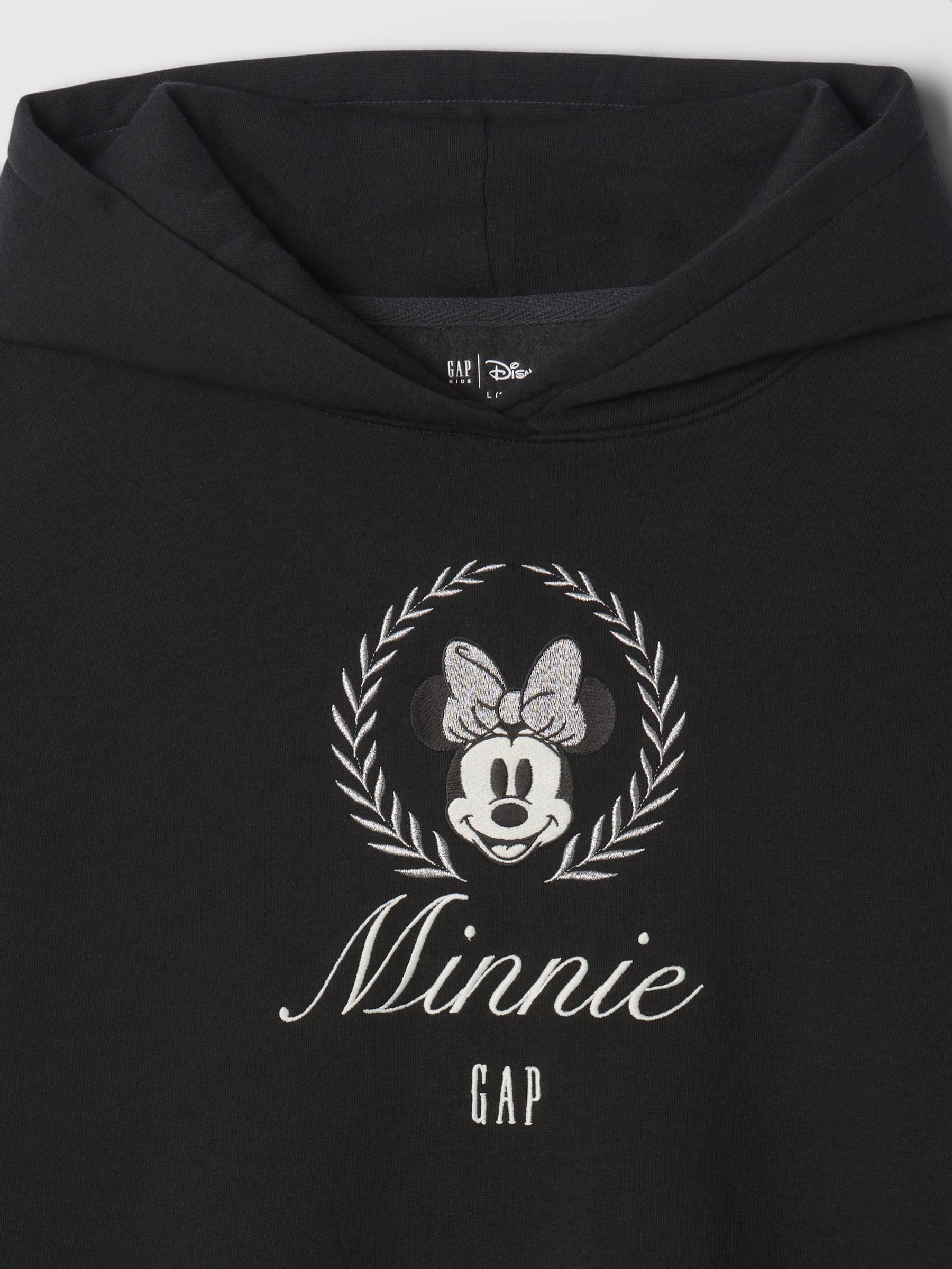 Black Minnie Mouse Disney Vintage Soft Oversized Hoodie (4-13yrs) - Image 5 of 5