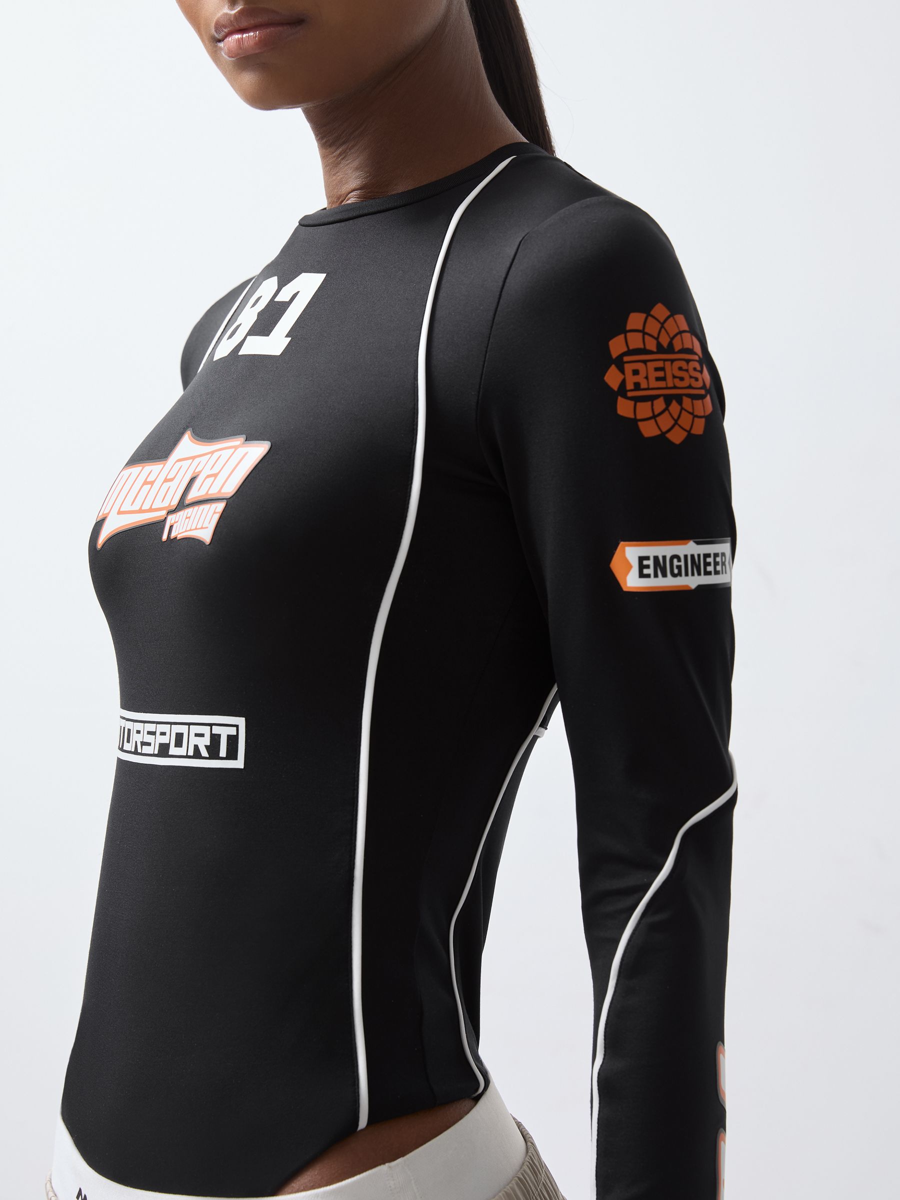 McLaren F1 Team Printed Race Bodysuit in Black - Image 4 of 6