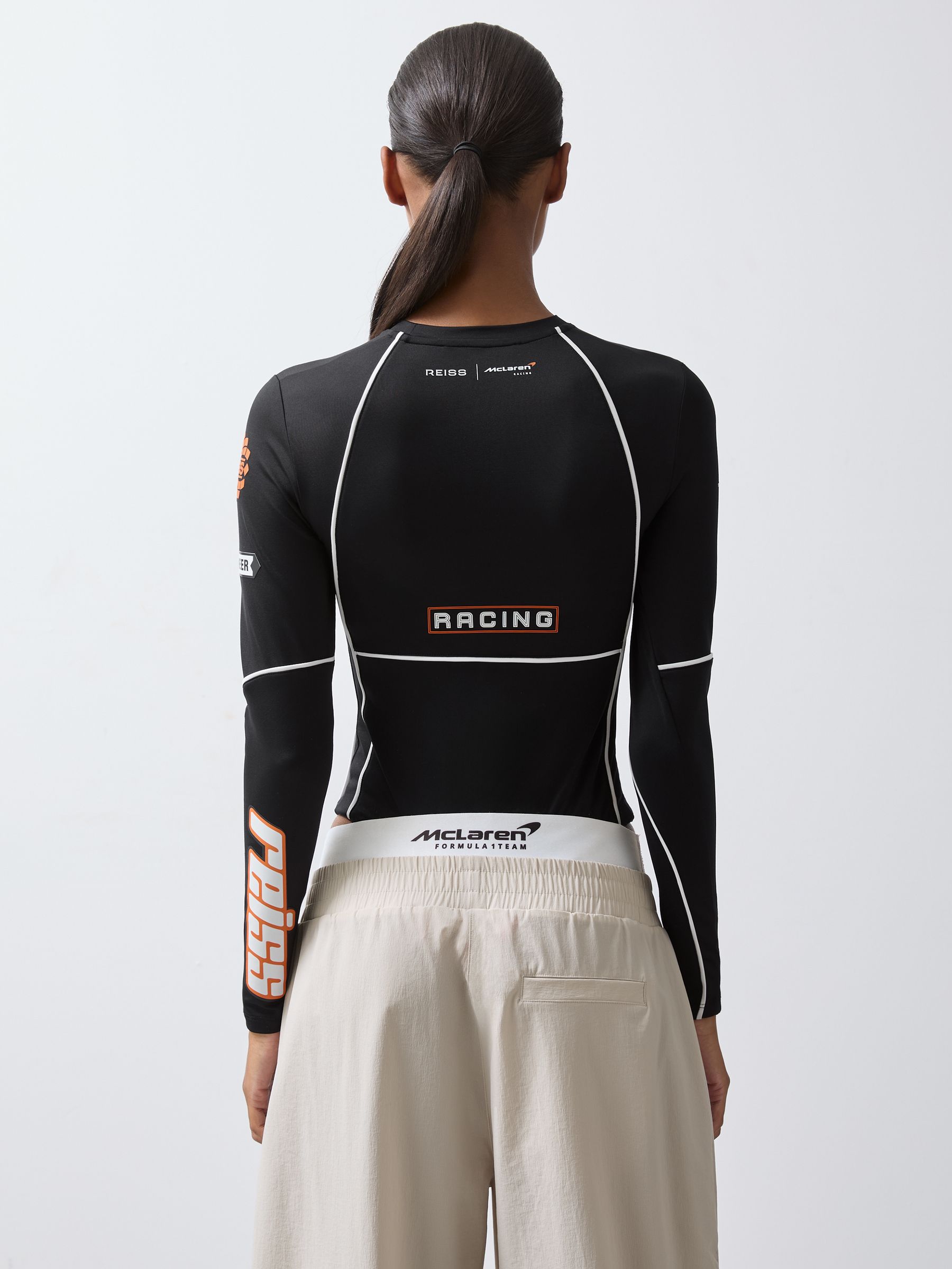 McLaren F1 Team Printed Race Bodysuit in Black - Image 5 of 6