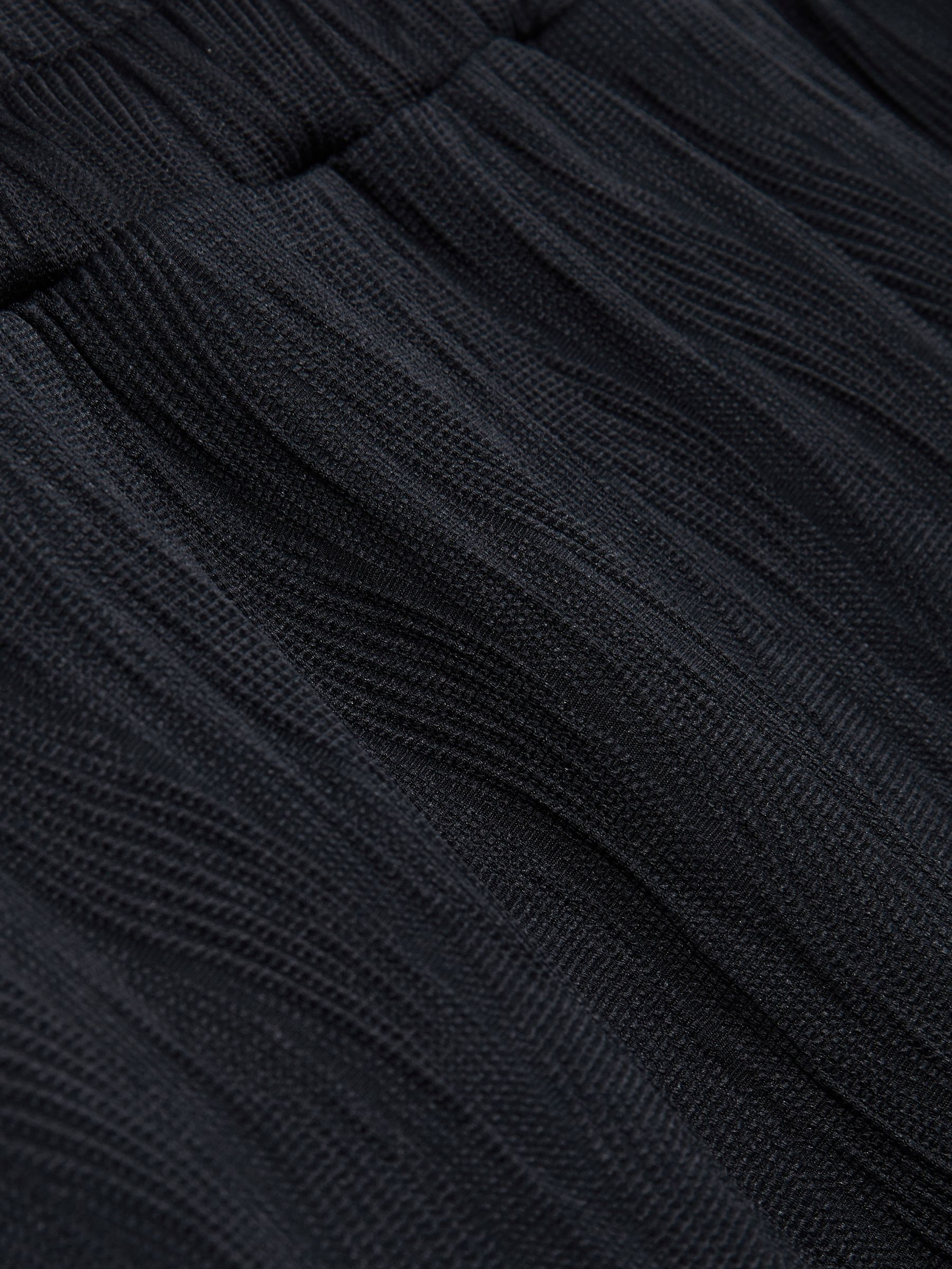 Wave-Jacquard Drawstring Trousers in Navy - Image 6 of 6
