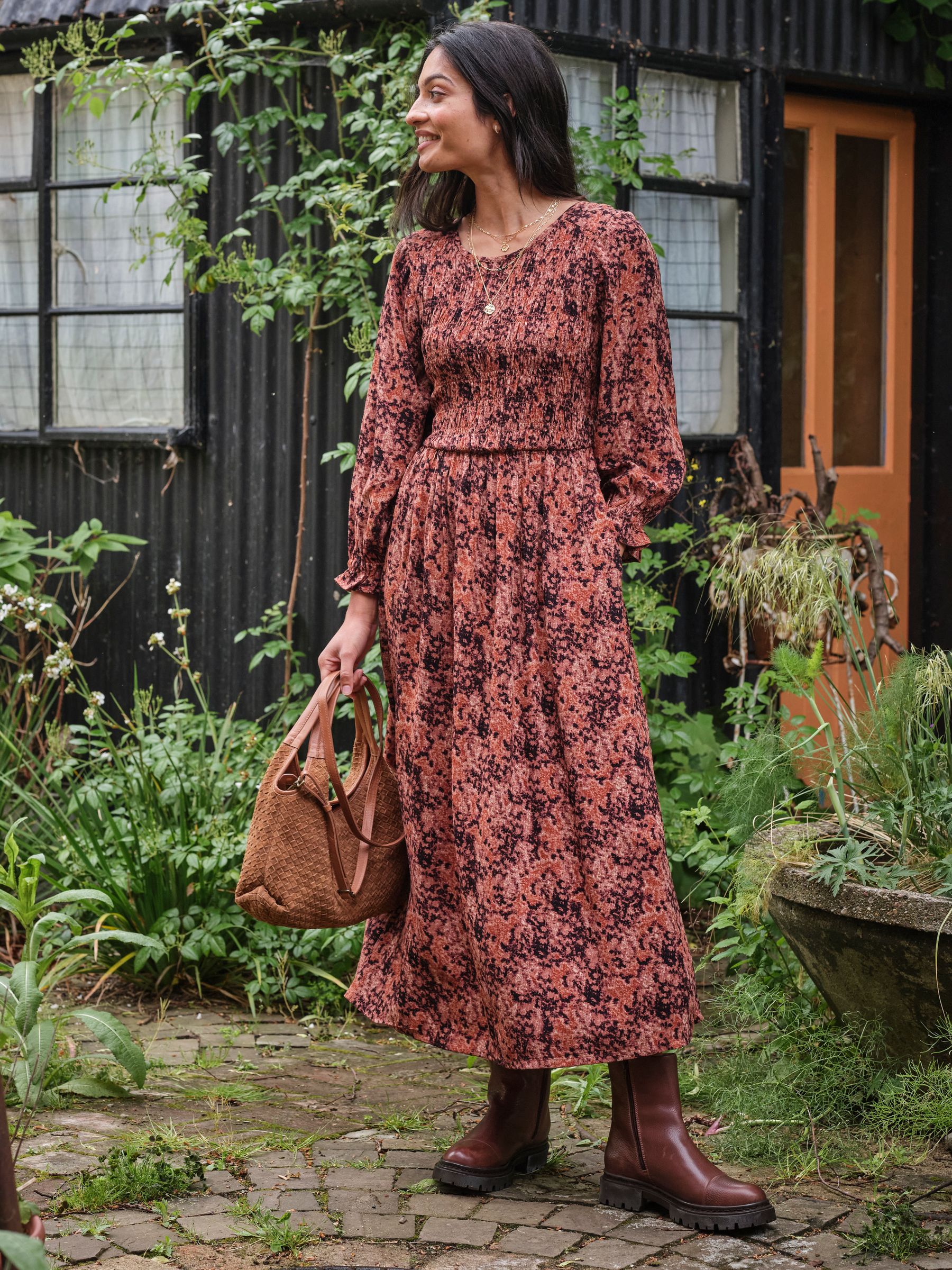 knee length dresses for ladies Lilith Tie Neck Maxi Dress US12 / Midnight main image 1