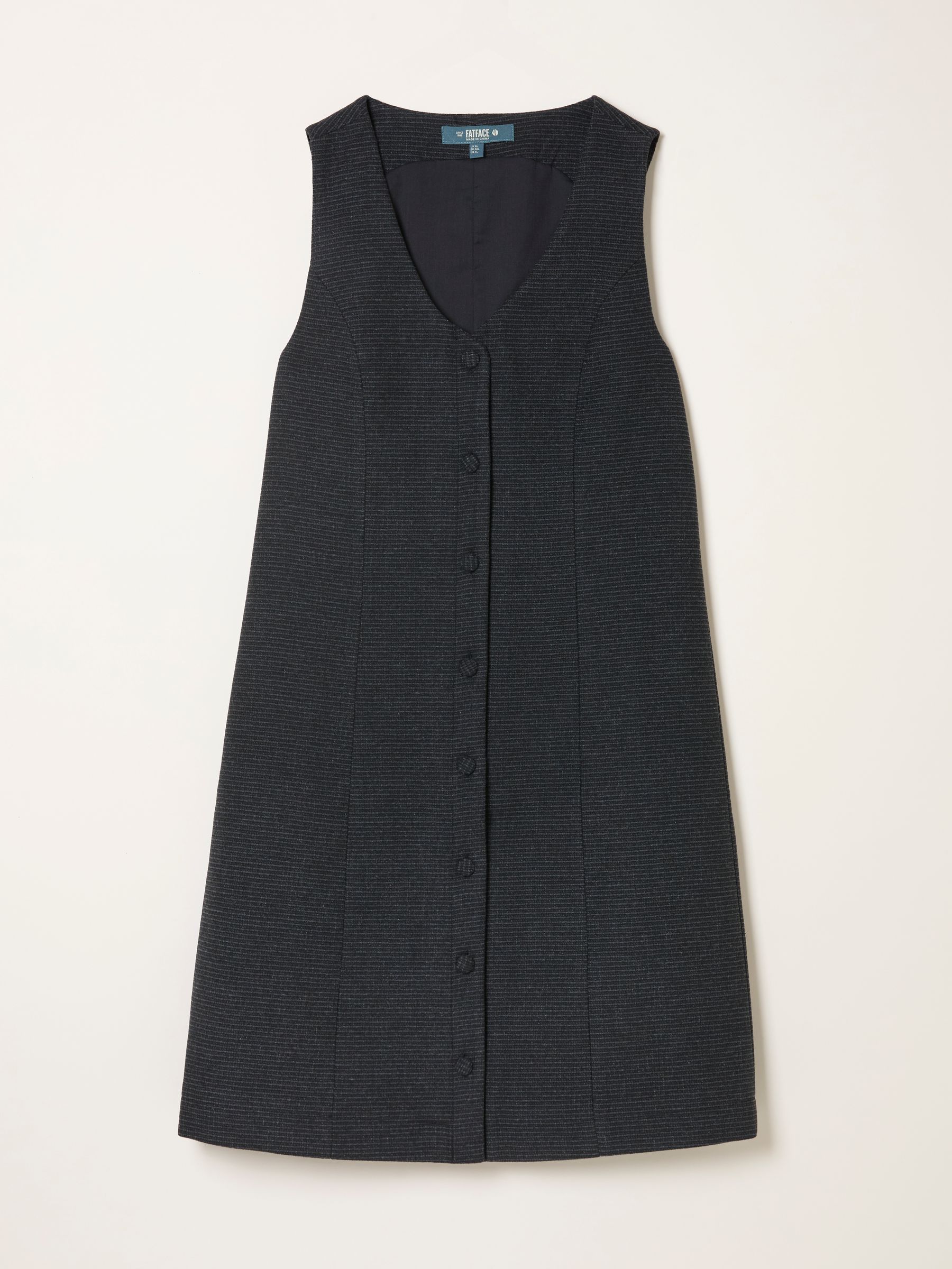 Binny Charcoal Grey Regular Tweed Pinny Dress - Image 5 of 5