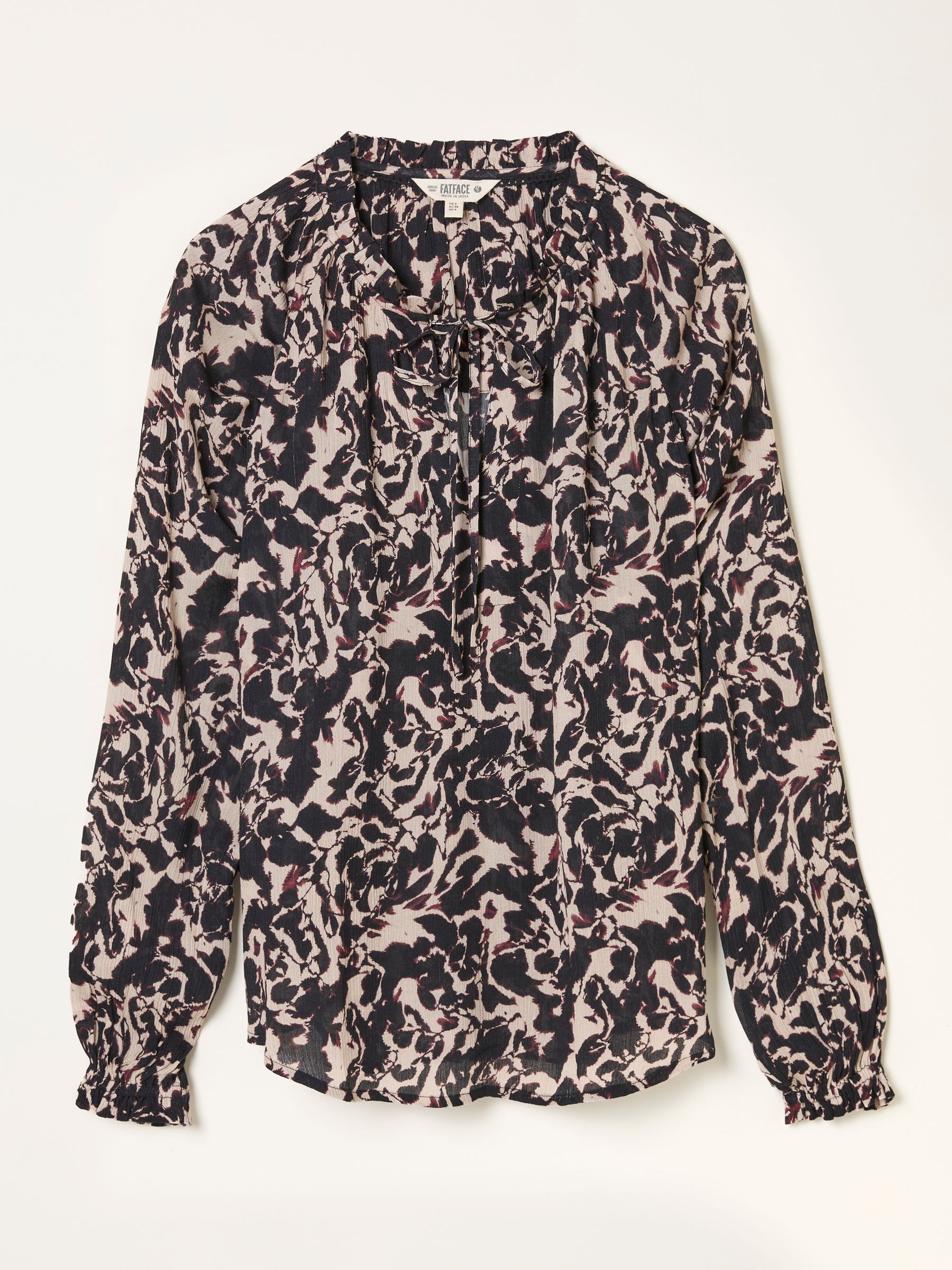 Lil Black Animal Swirl Blouse - Image 1 of 1