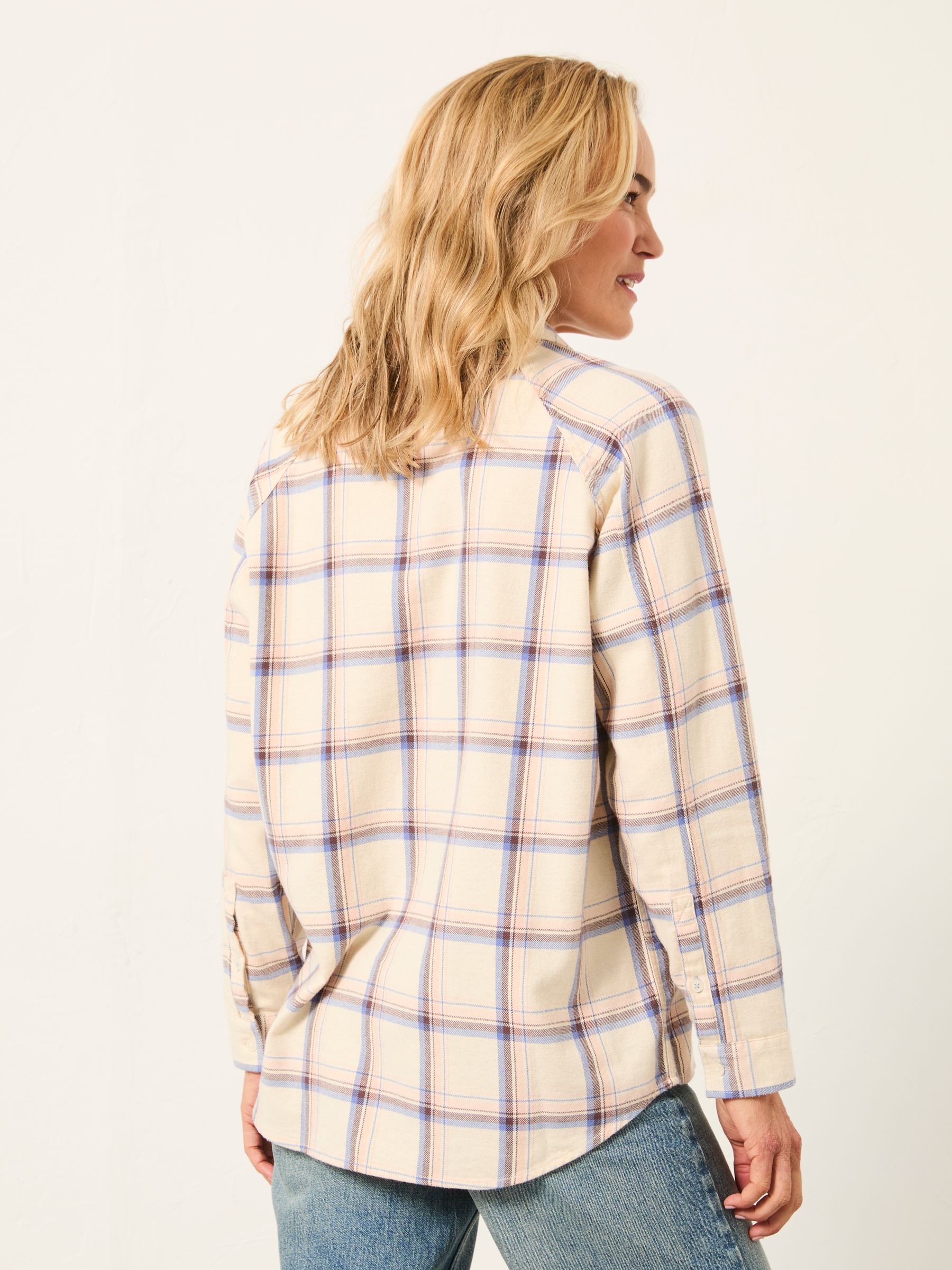 Bessie Ivory Check Shirt - Image 2 of 6