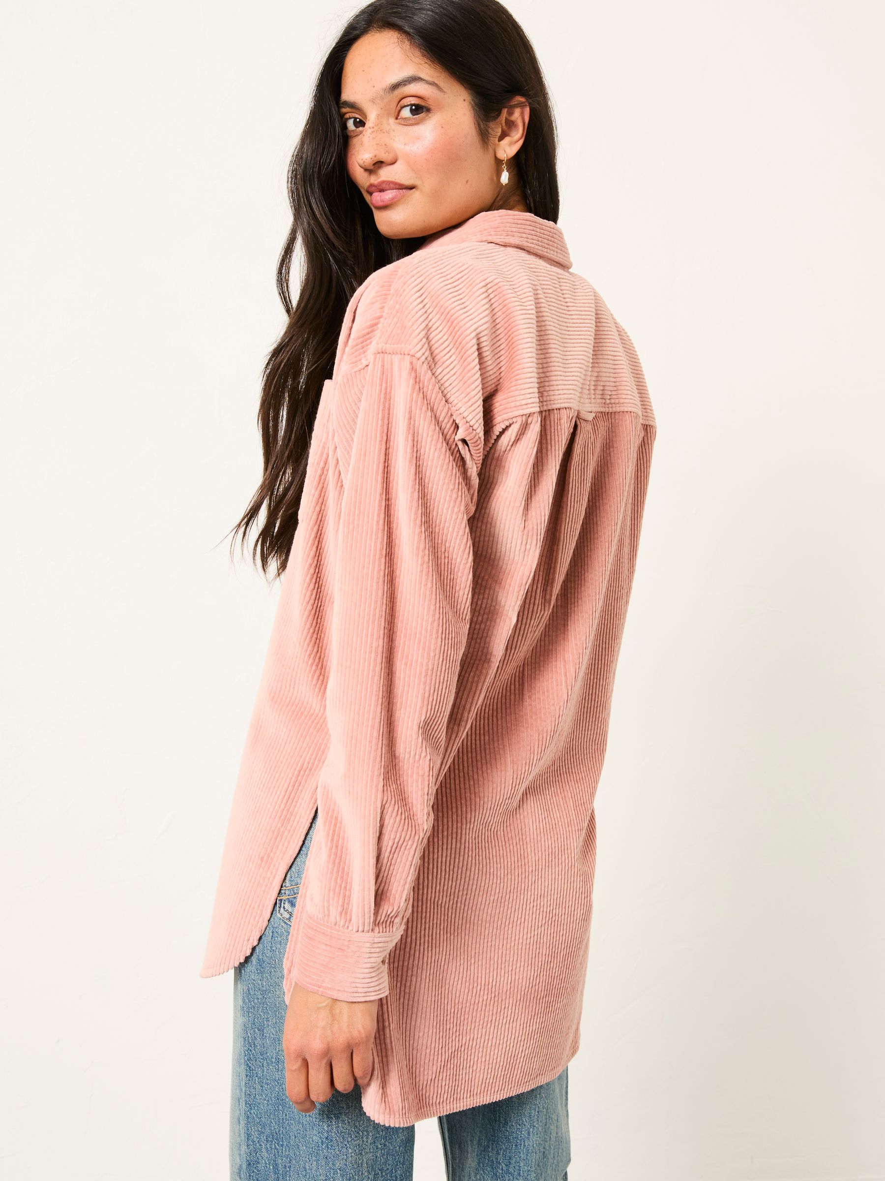 Carolin Rose Pink Cord Shirt - Image 2 of 6