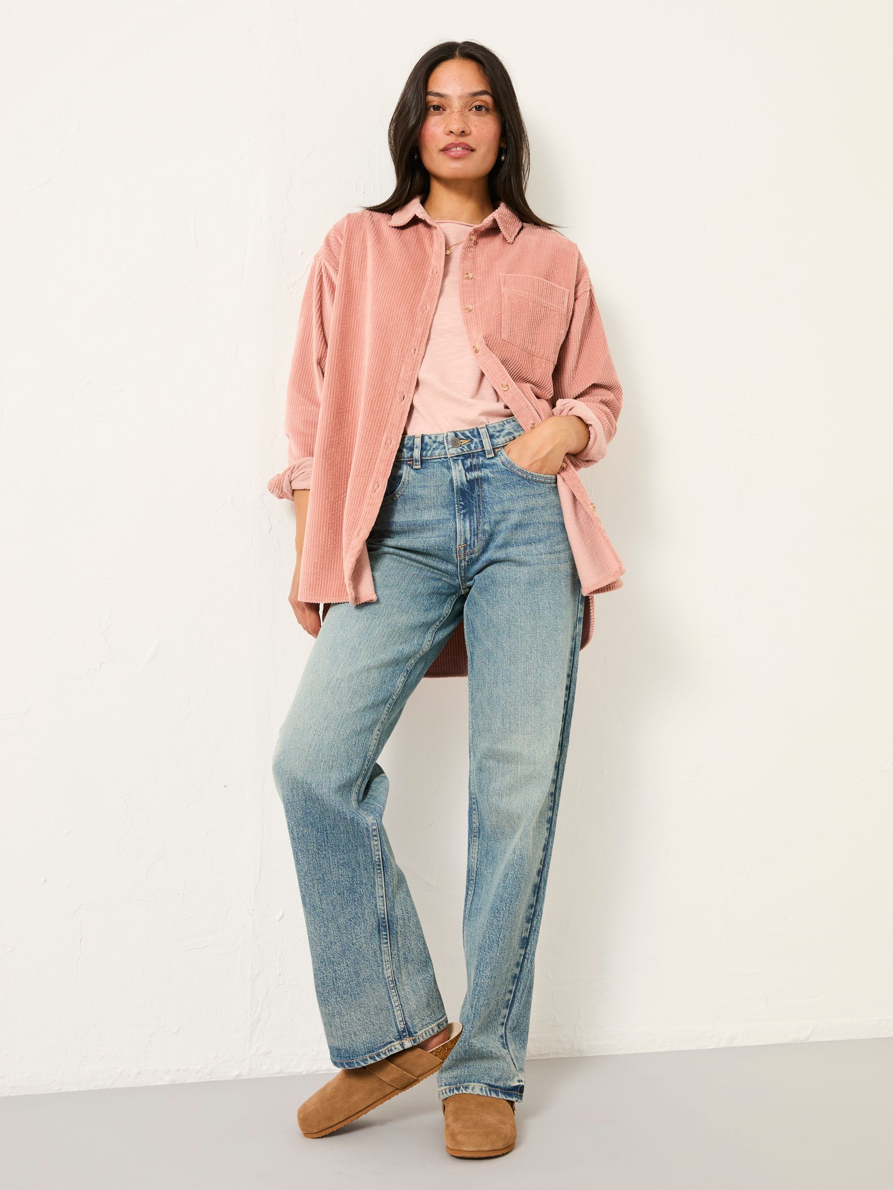 Carolin Rose Pink Cord Shirt - Image 3 of 6