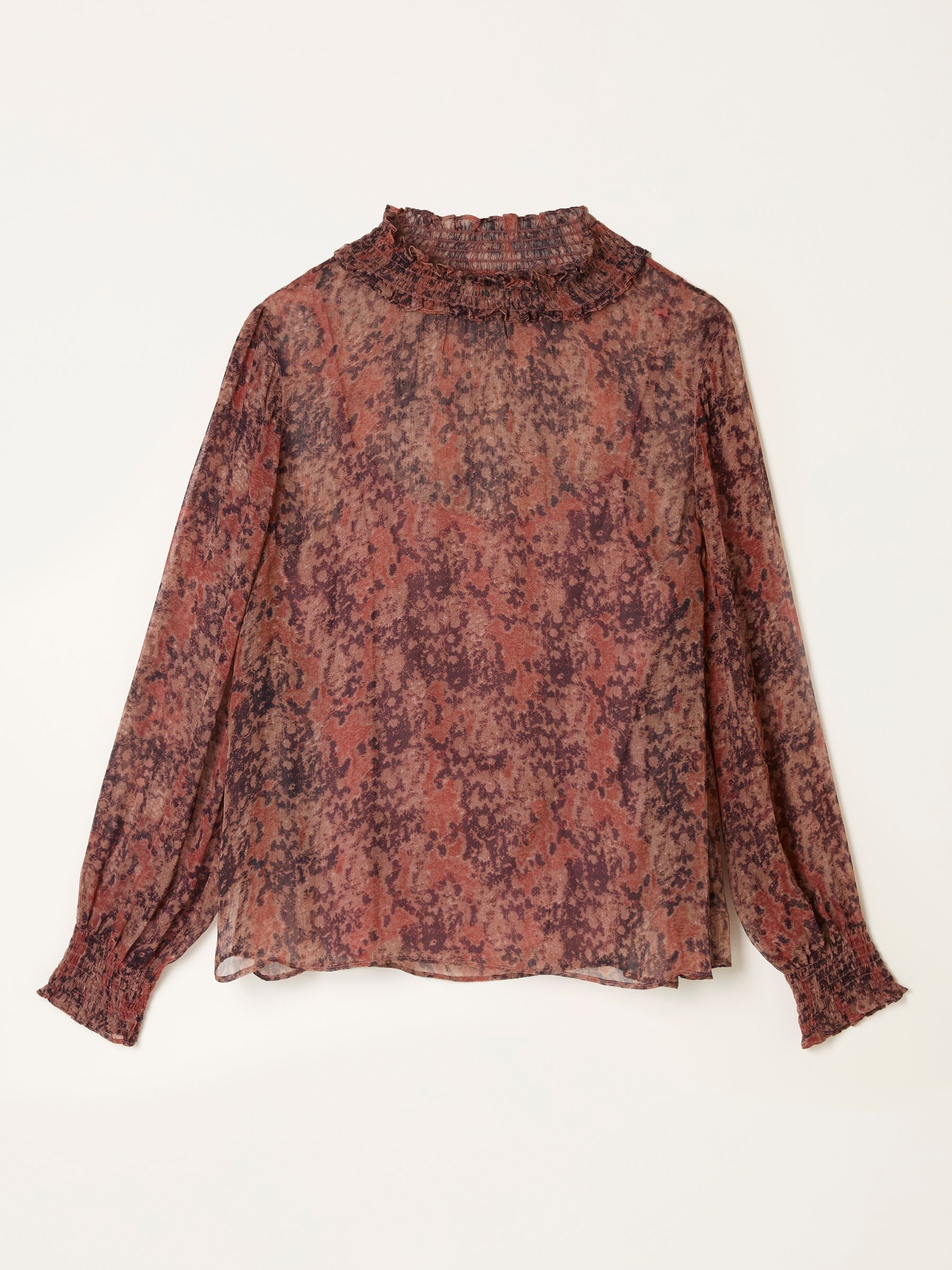 Jaclyn Dusky Purple Vintage Texture Blouse - Image 1 of 1