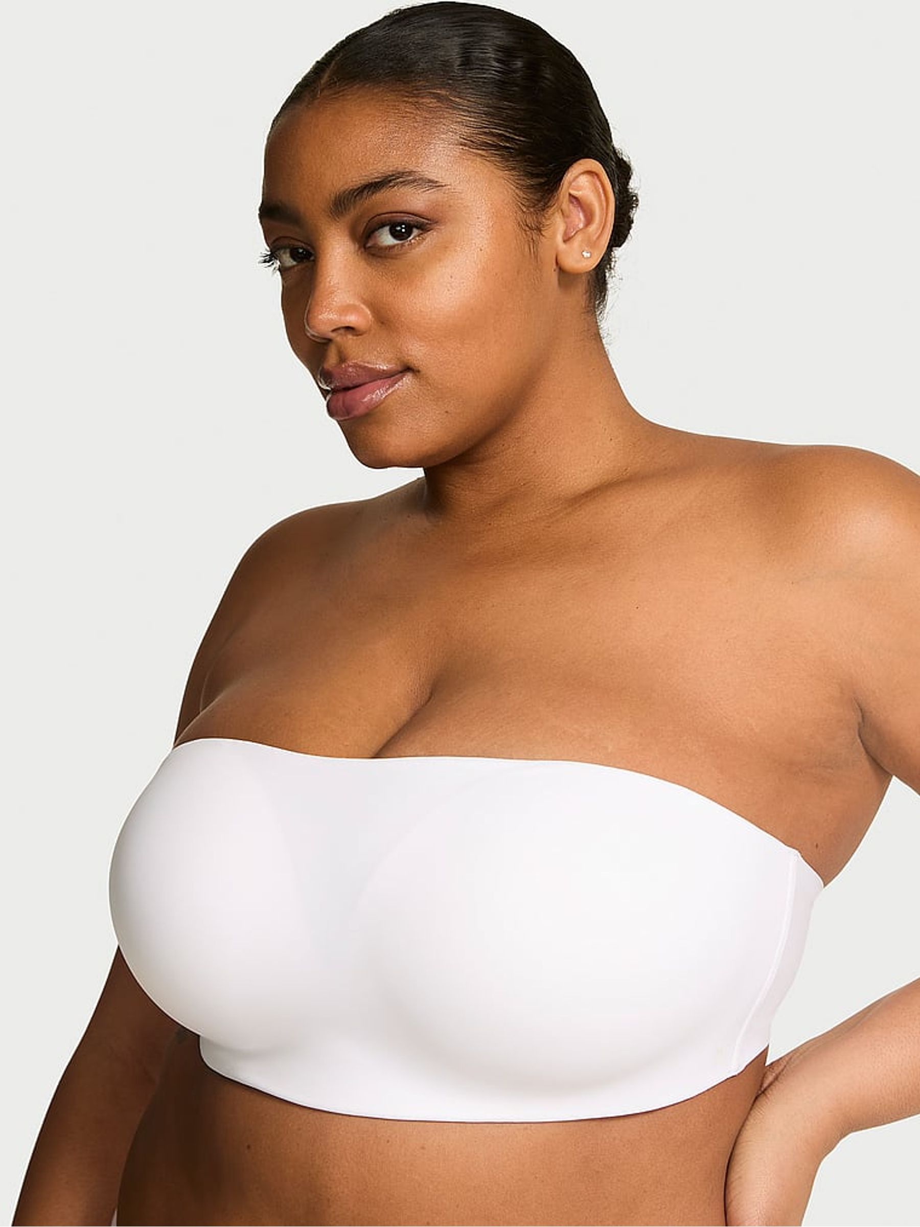 White Non Wired Push Up Strapless Bra - Image 1 of 2