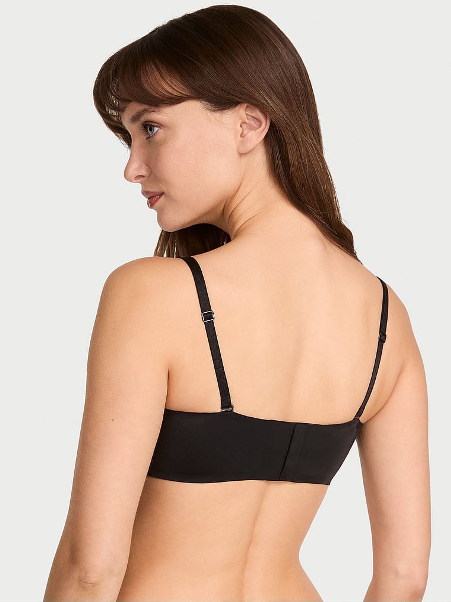 Black Non Wired Push Up Strapless Bra - Image 2 of 4