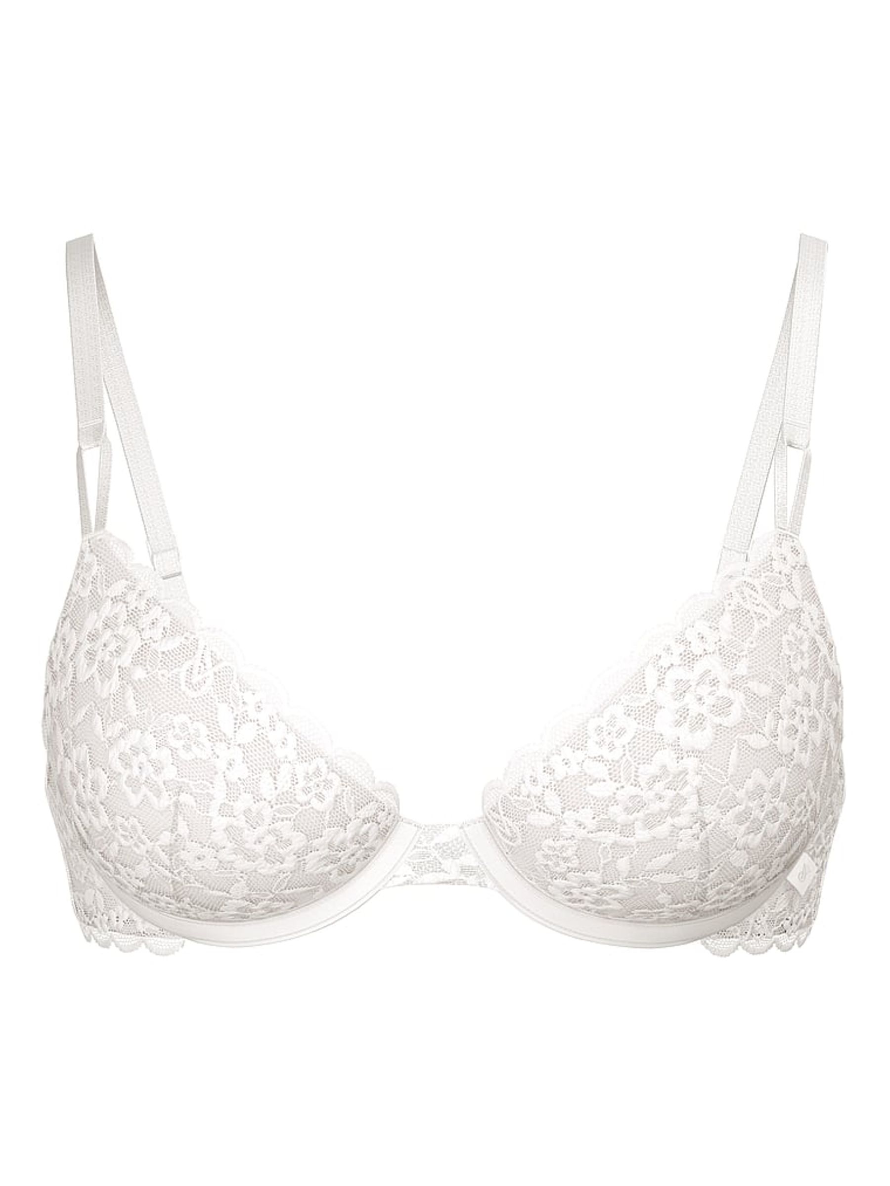 Coconut White Unlined Demi Sexy Tee Lace Bra - Image 3 of 3