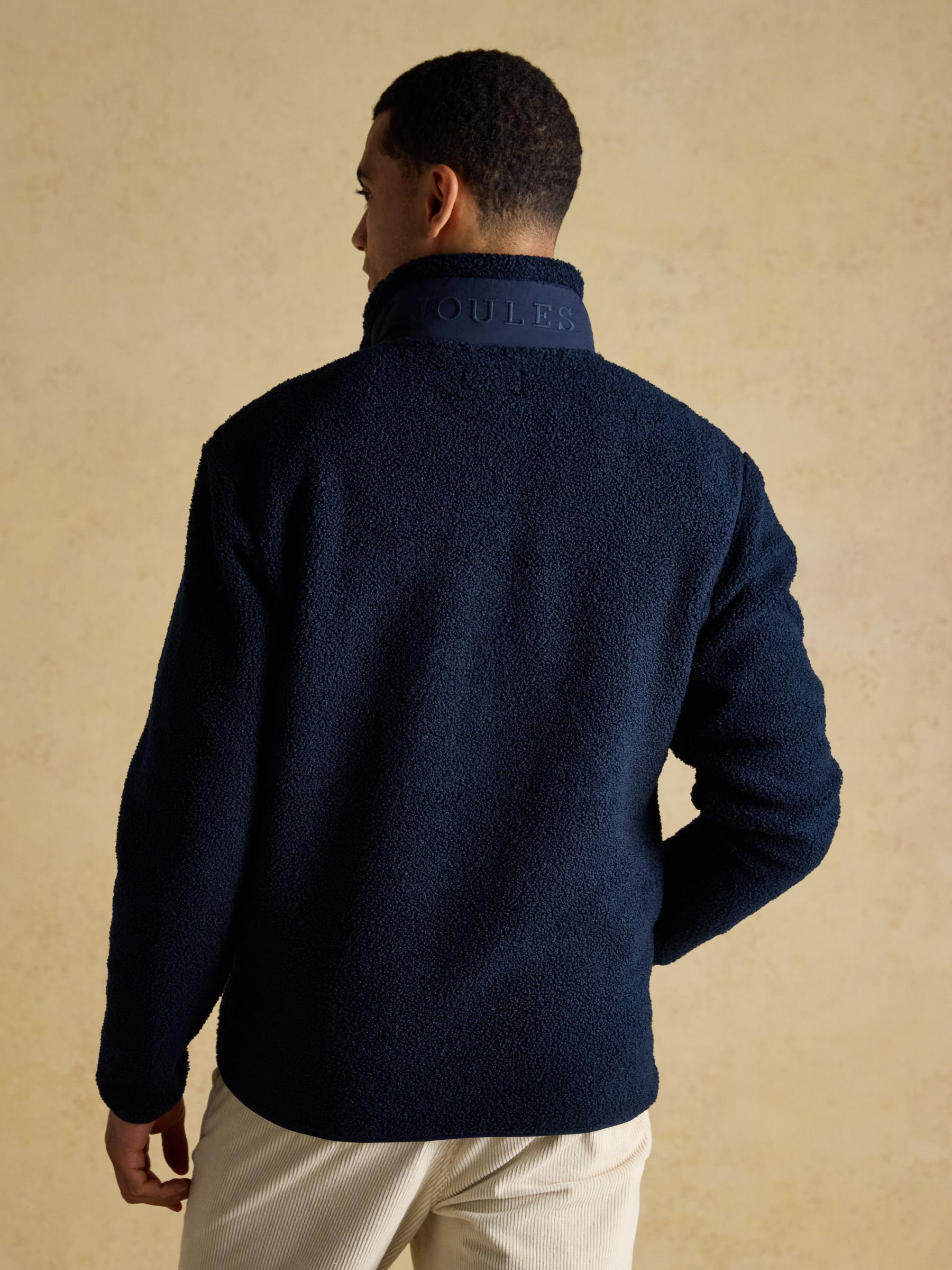 Ashford Navy Quarter Zip Bonded Fleece - Image 2 of 7