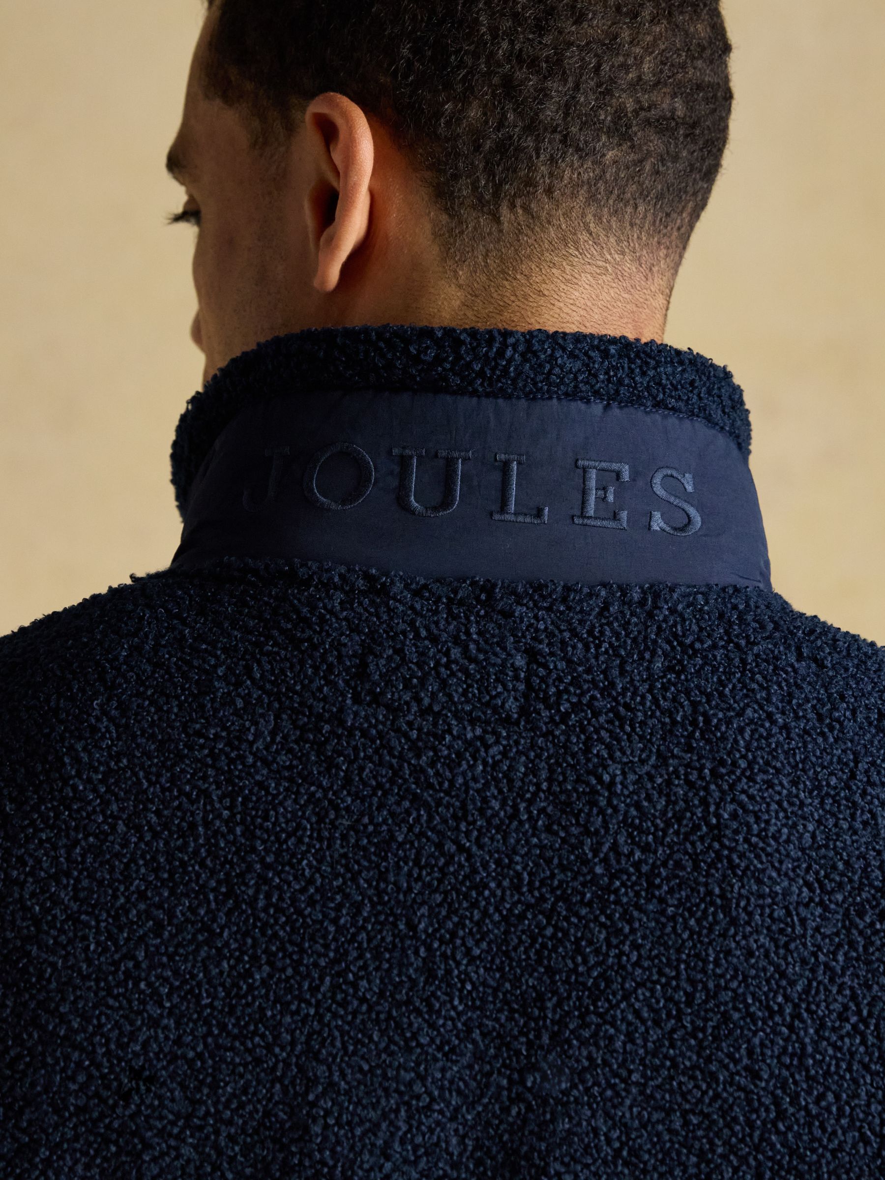 Ashford Navy Quarter Zip Bonded Fleece - Image 6 of 7