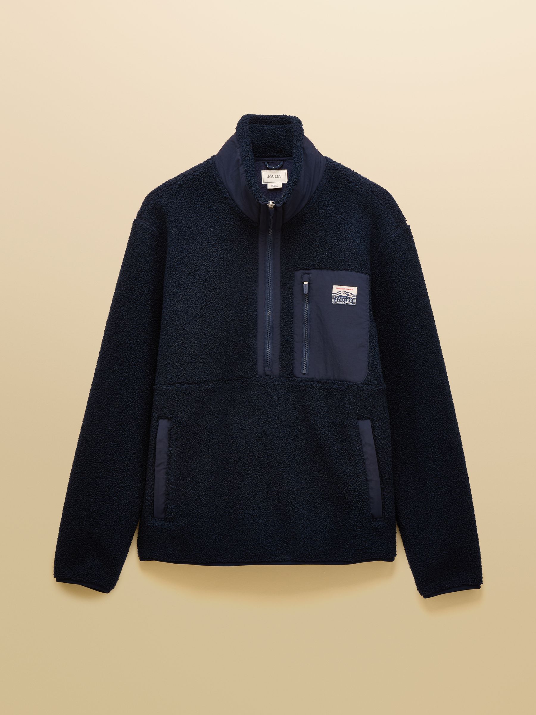 Ashford Navy Quarter Zip Bonded Fleece - Image 7 of 7