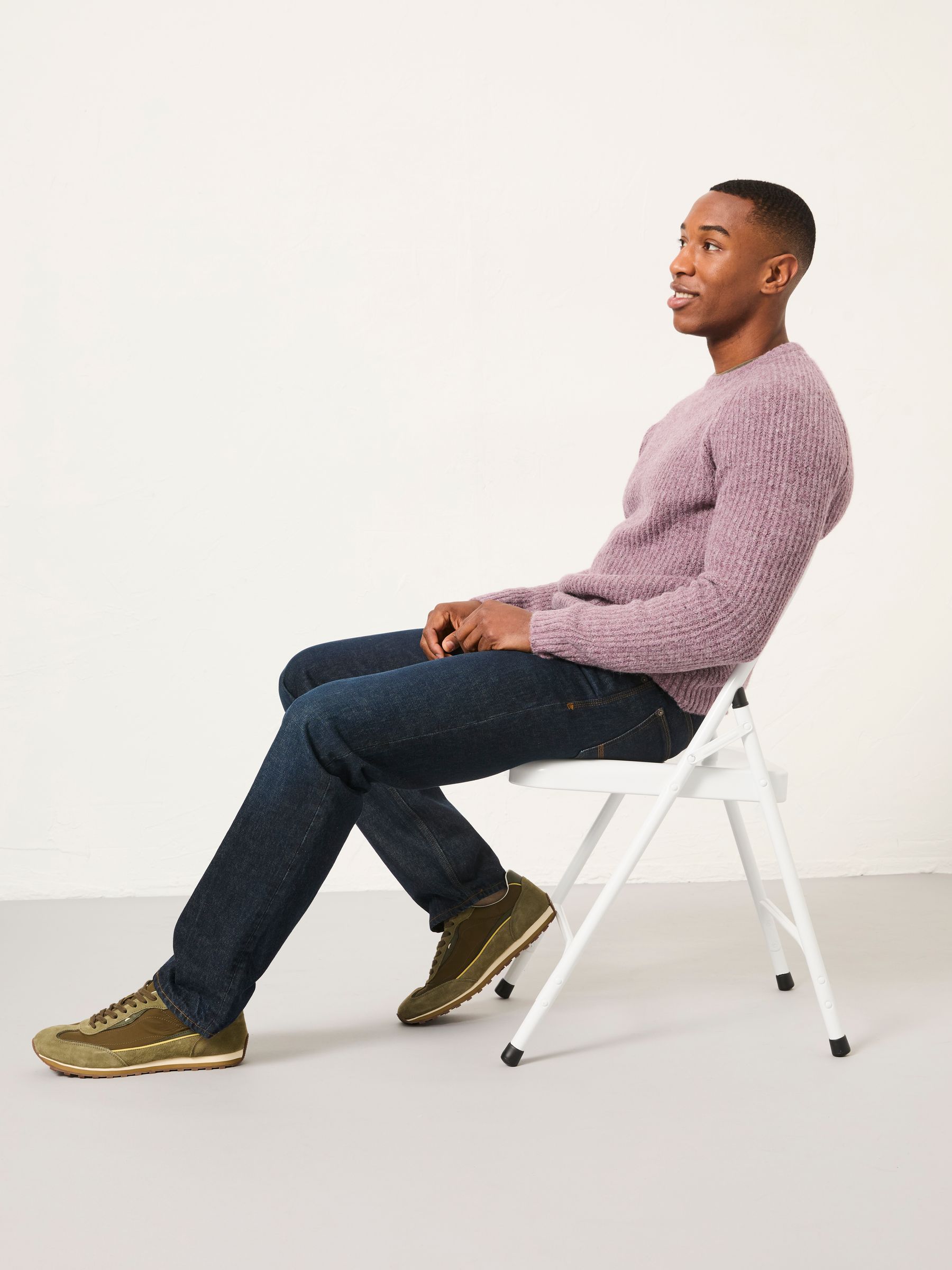 Dark Vintage Blue Straight Fit Jeans - Image 4 of 7