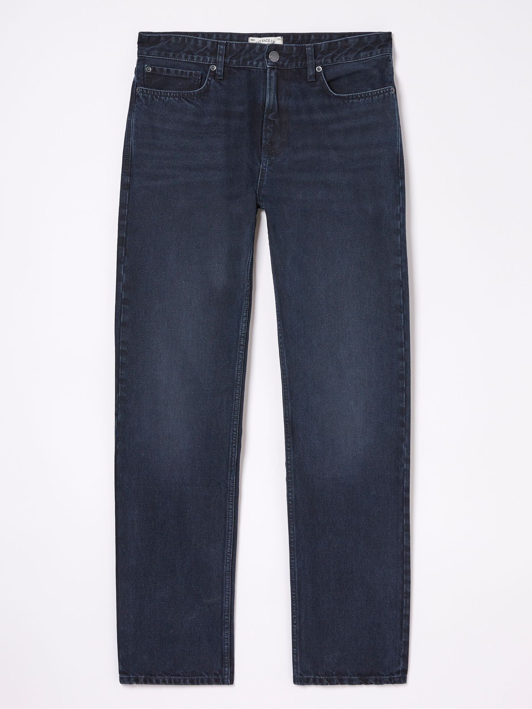 Denim Dark Blue Straight Fit Straight Fit Jeans - Image 6 of 6
