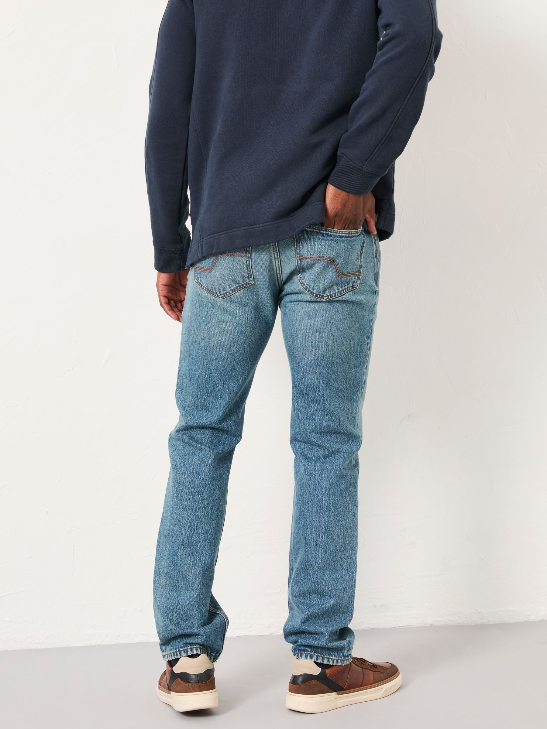 Denim Blue Tint Straight Fit Jeans - Image 2 of 6