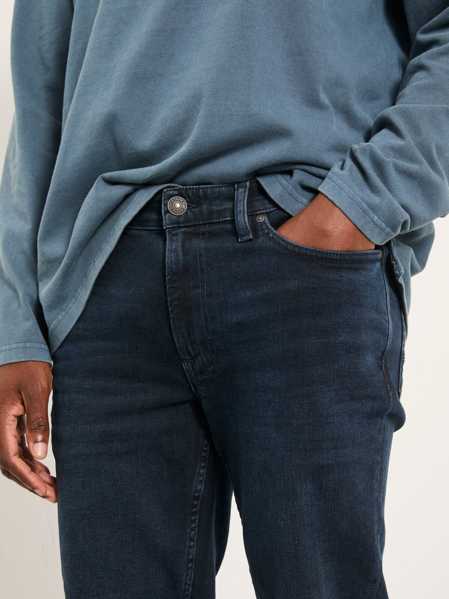 Denim Dark Blue Slim Fit Slim Fit Jeans - Image 4 of 6