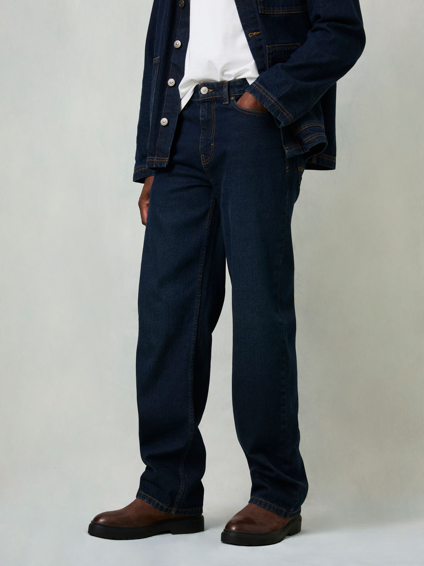 Dark Vintage Blue Loose Fit jeans - Image 1 of 8