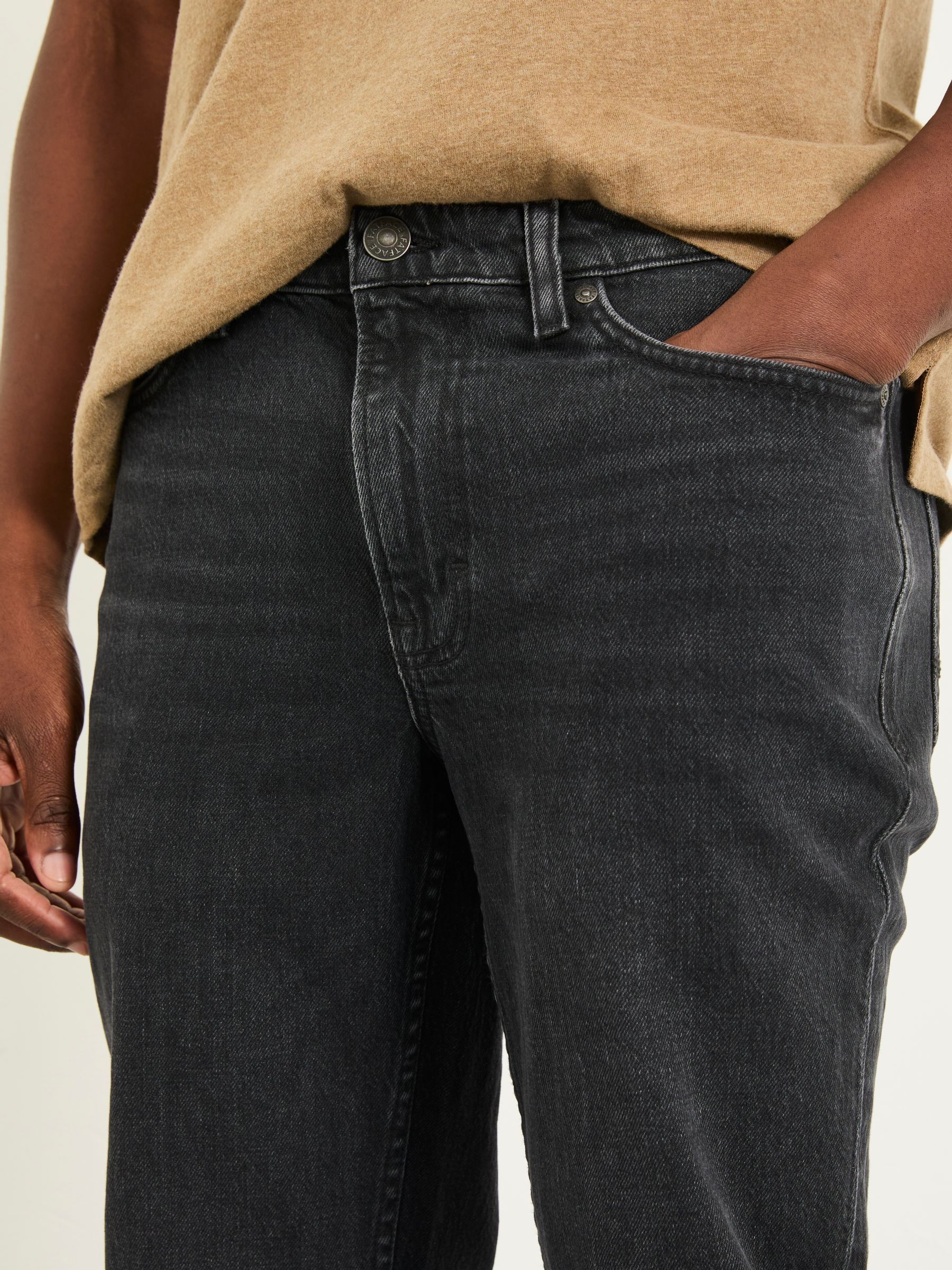 Washed Black Slim Fit Slim Fit Jeans - Image 3 of 5