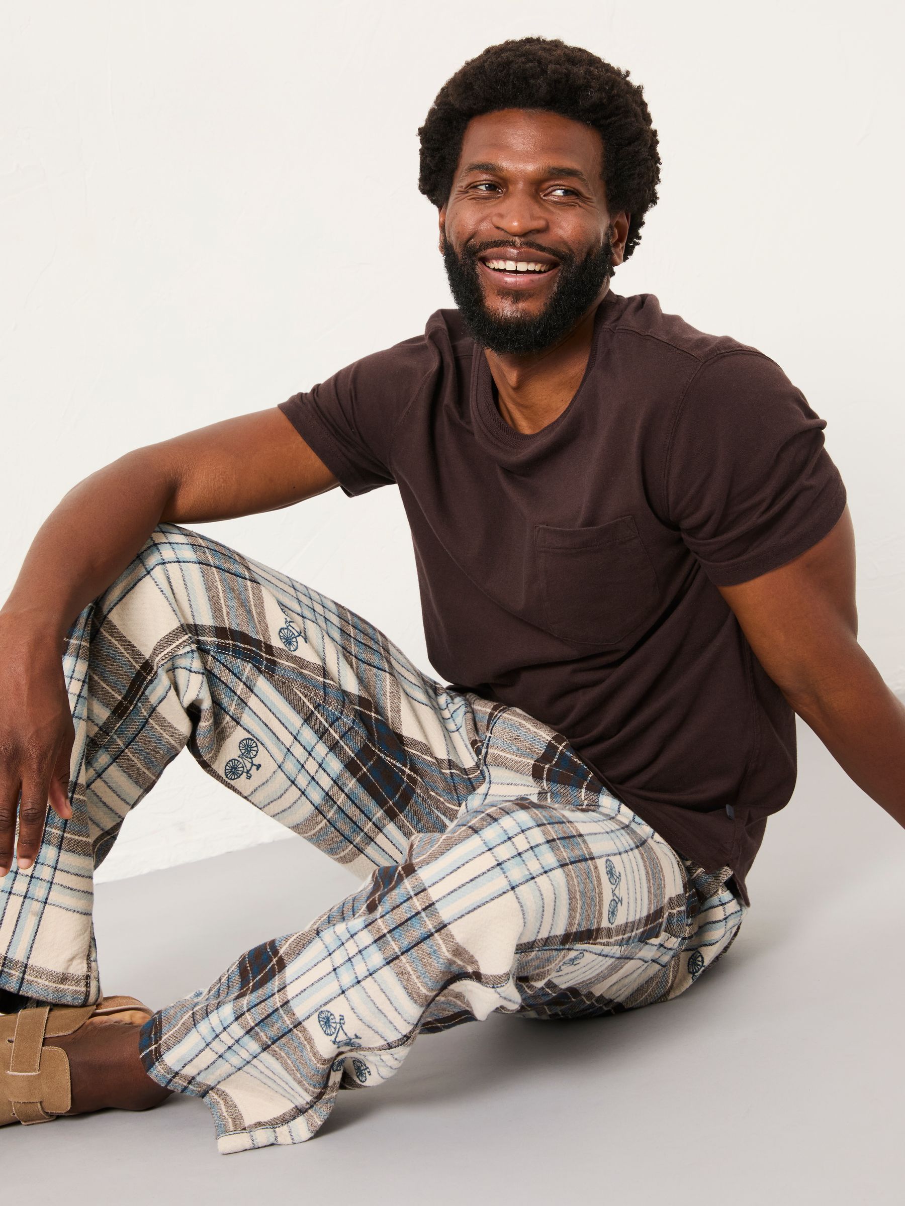 Natural Bike Jacquard Pyjama Bottoms - Image 5 of 6