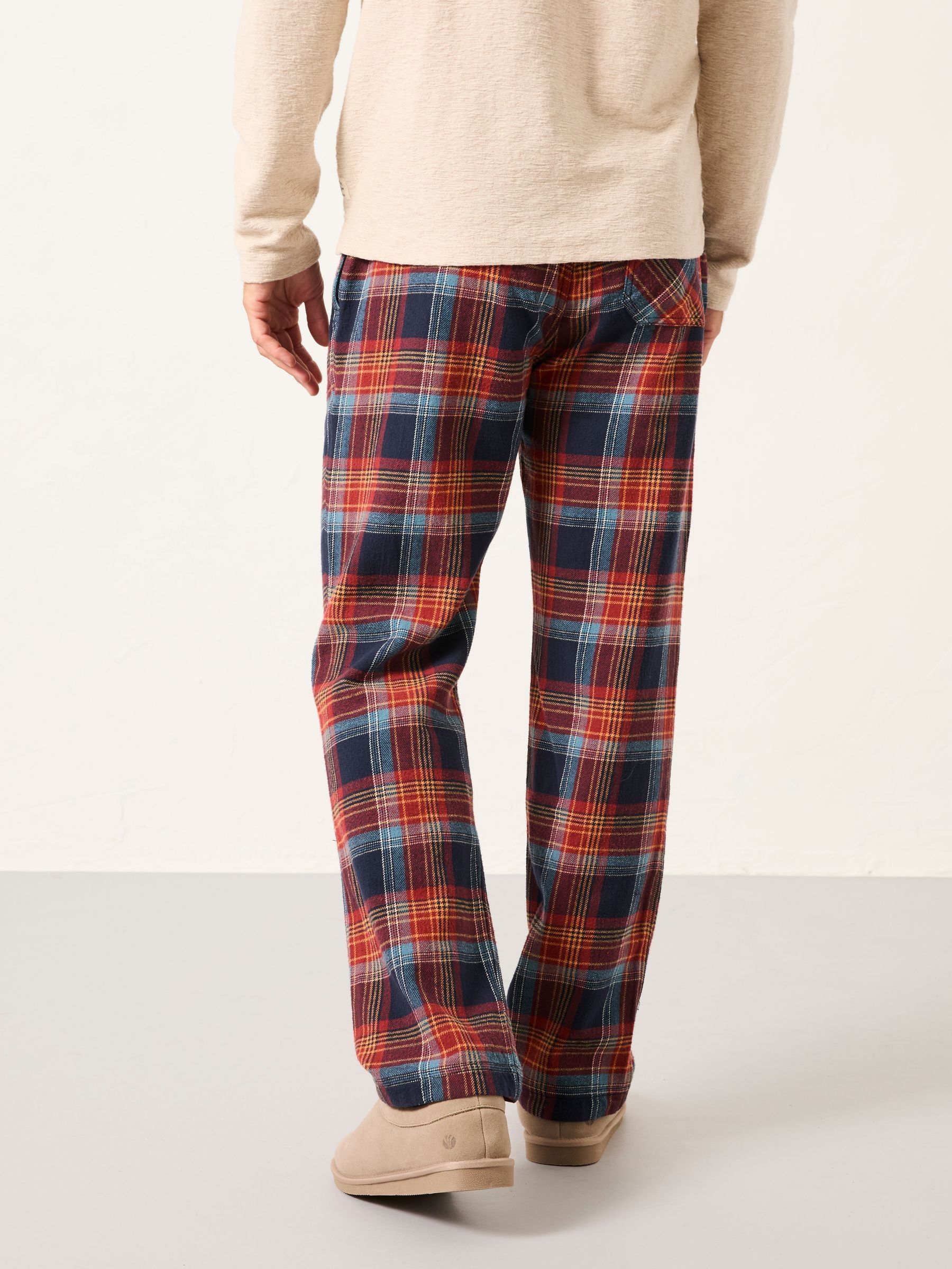 Lomond Blue Check Pyjama Bottoms - Image 2 of 6