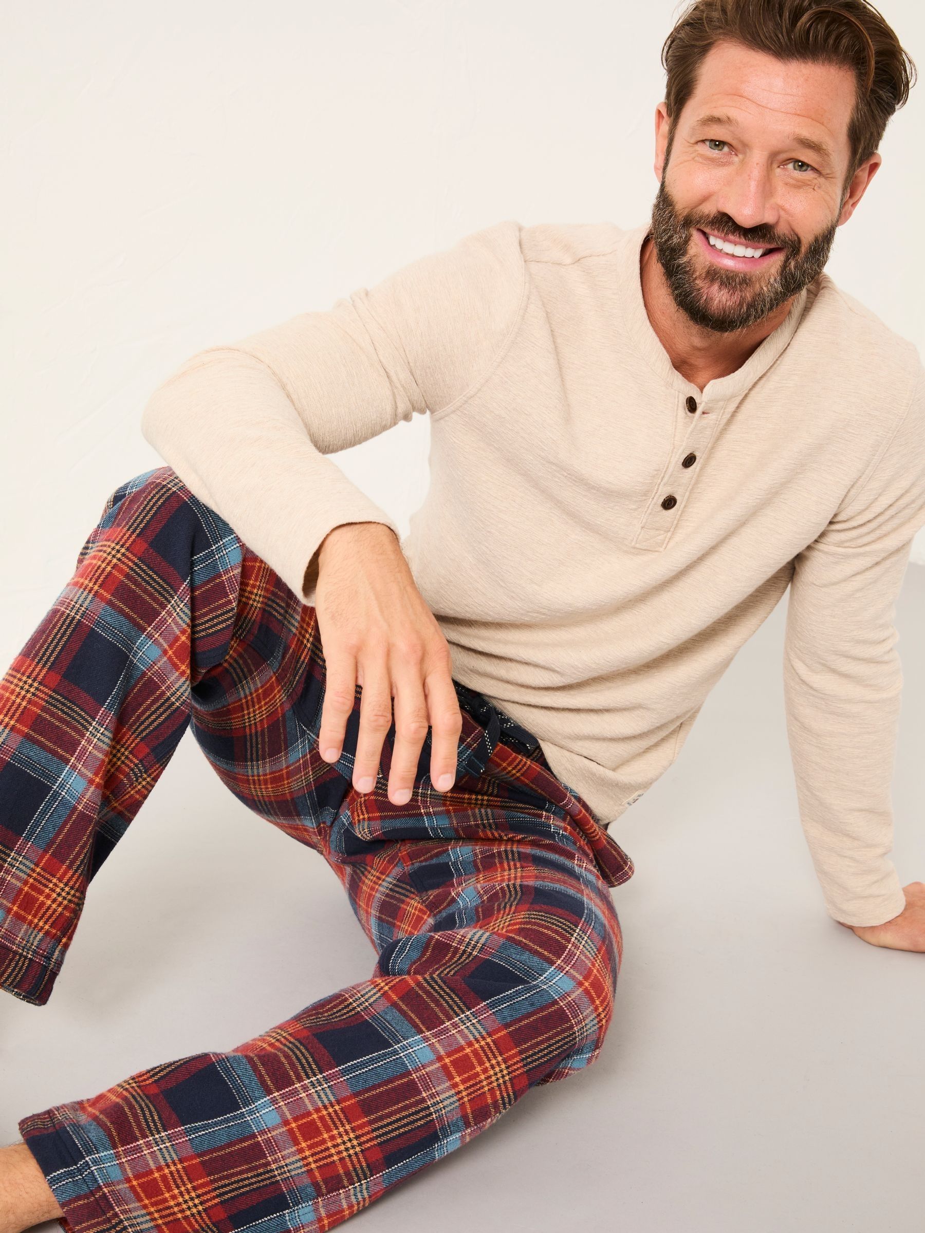 Lomond Blue Check Pyjama Bottoms - Image 4 of 6