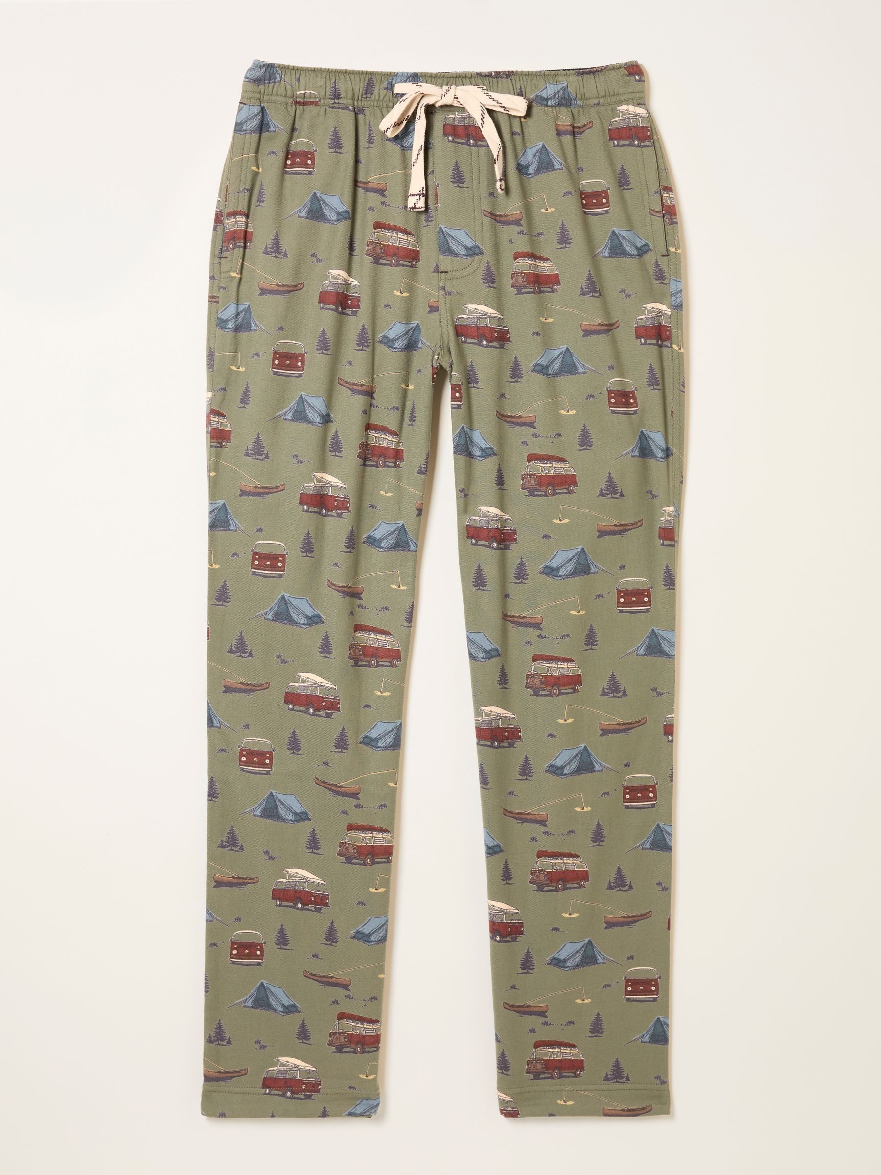 Green VW Print Pyjama Bottoms - Image 5 of 5 Green VW Print Pyjama Bottoms - Image 5 of 5