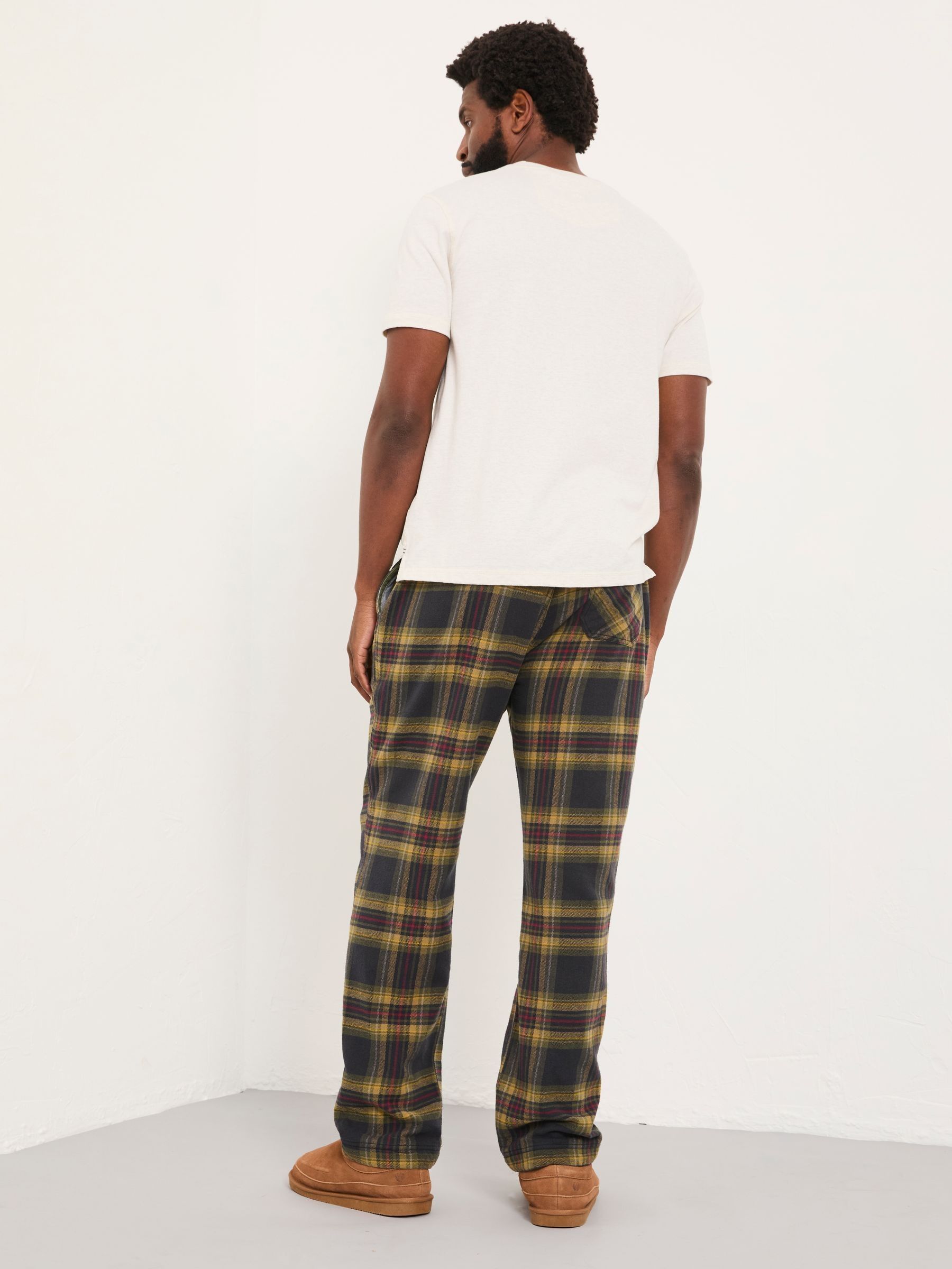 Killegray Washed Black Check Pyjama Bottoms - Image 2 of 6 Killegray Washed Black Check Pyjama Bottoms - Image 2 of 6