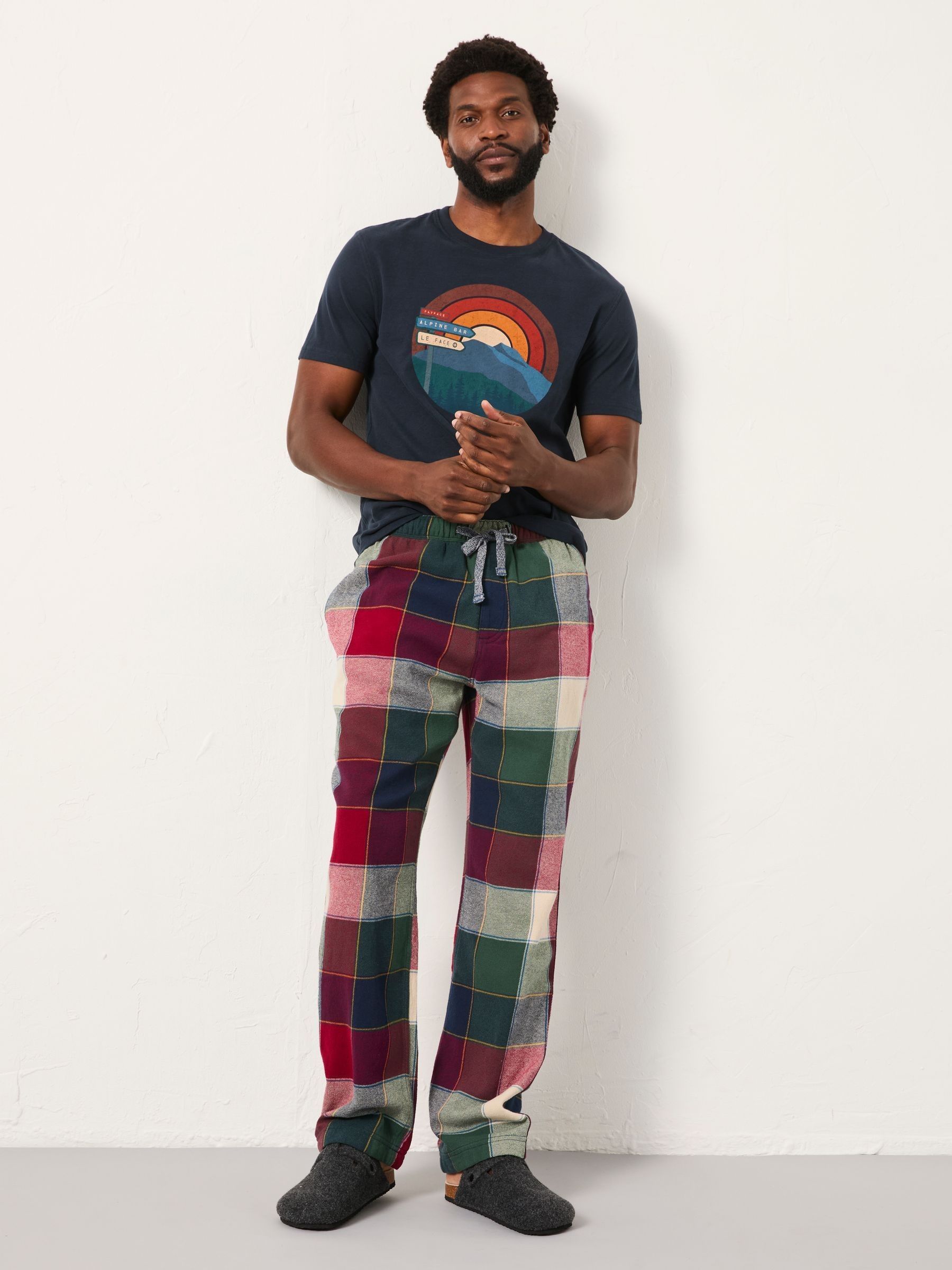 Hetton Red Buffalo Check Pyjama Bottoms - Image 3 of 6