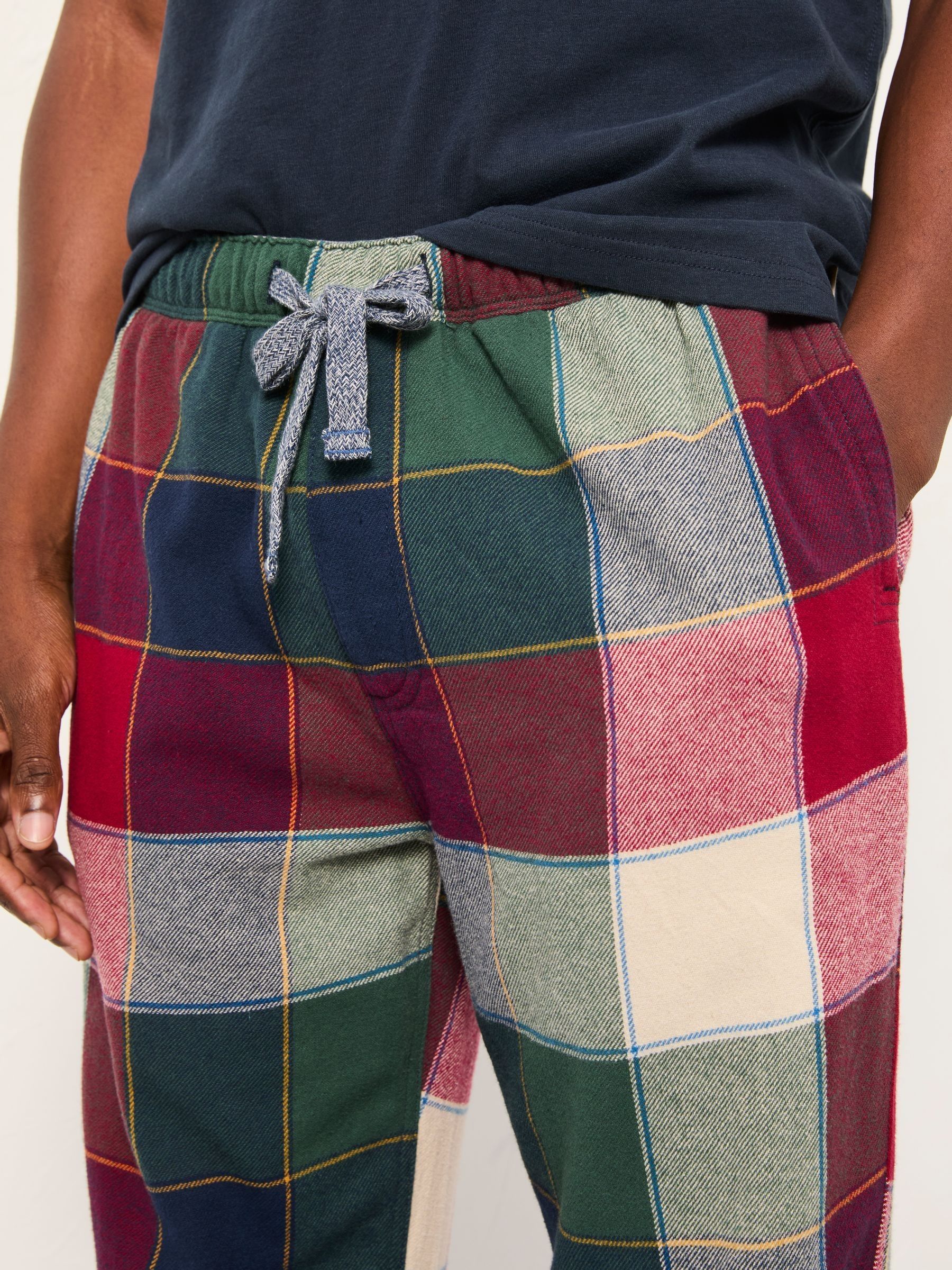 Hetton Red Buffalo Check Pyjama Bottoms - Image 4 of 6