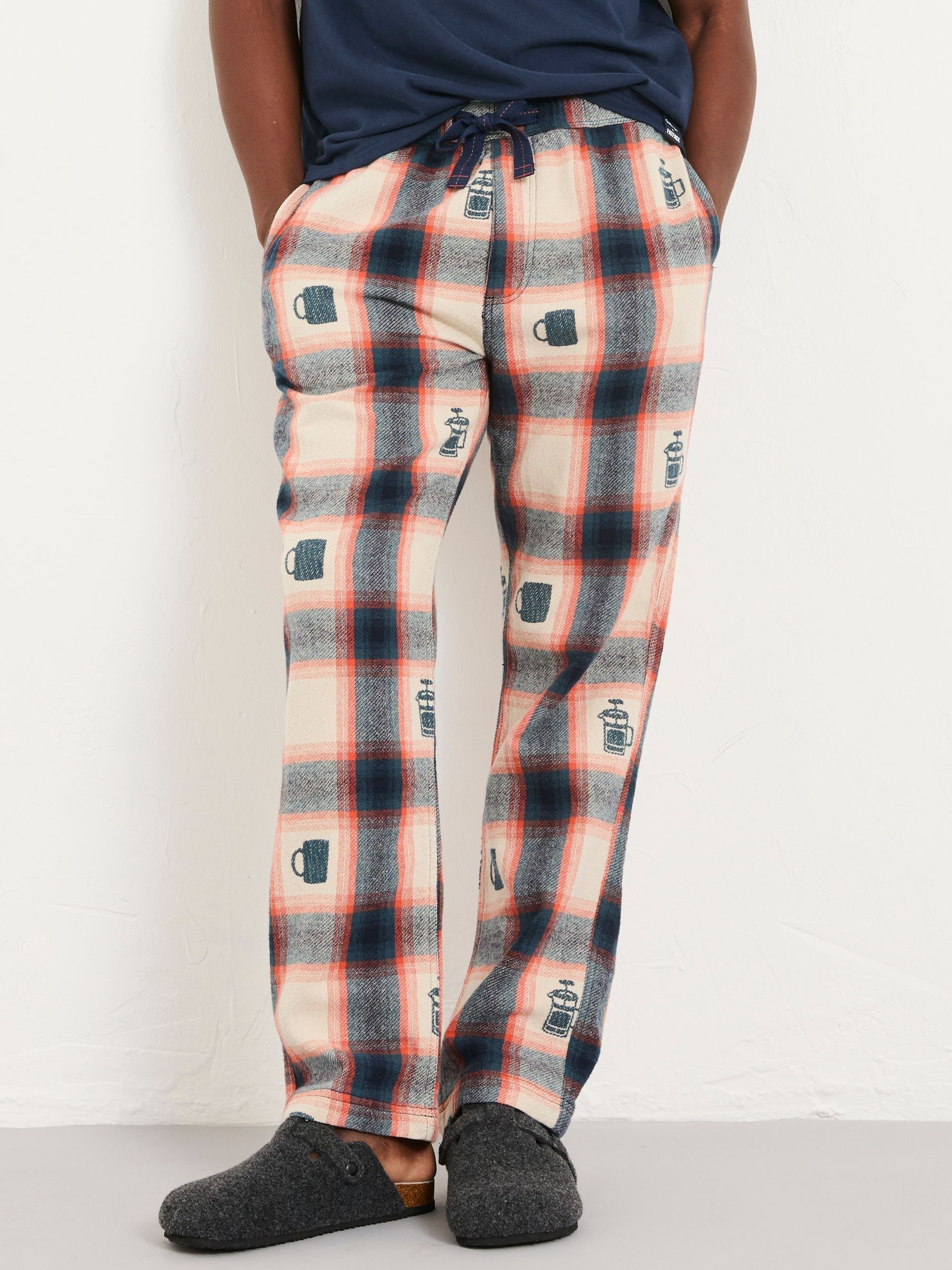 Coffee Jacquard Pyjama Bottoms