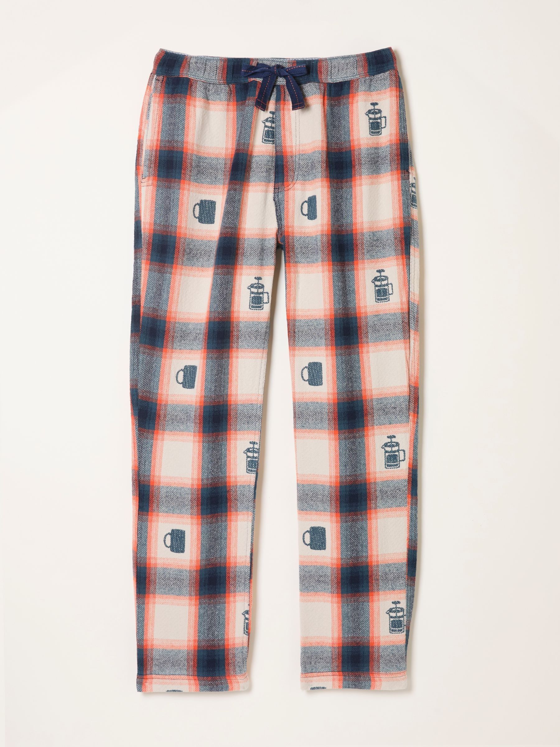 Natural Coffee Jacquard Pyjama Bottoms - Image 5 of 5