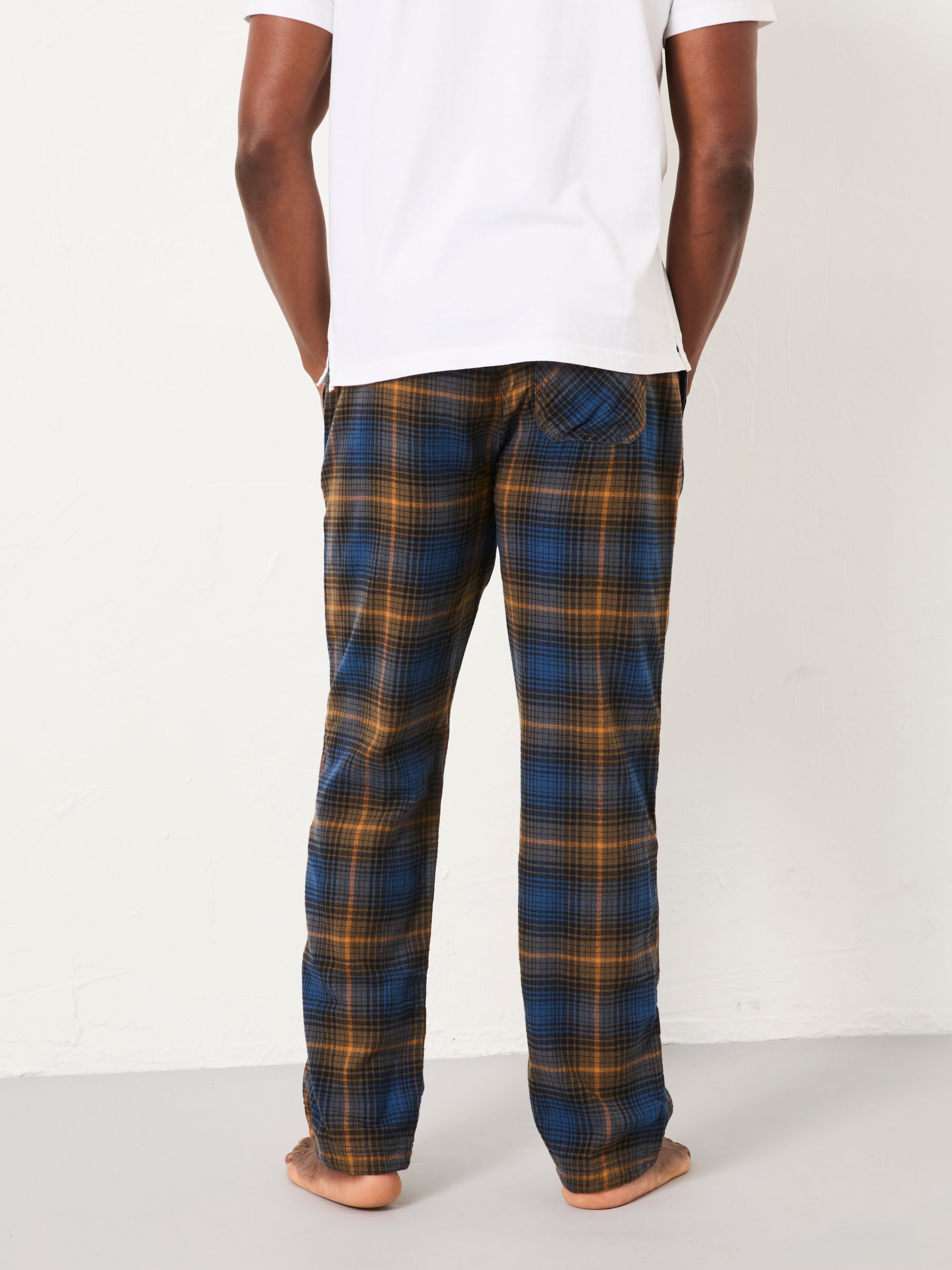 Bray Blue Check Pyjama Bottoms - Image 2 of 5
