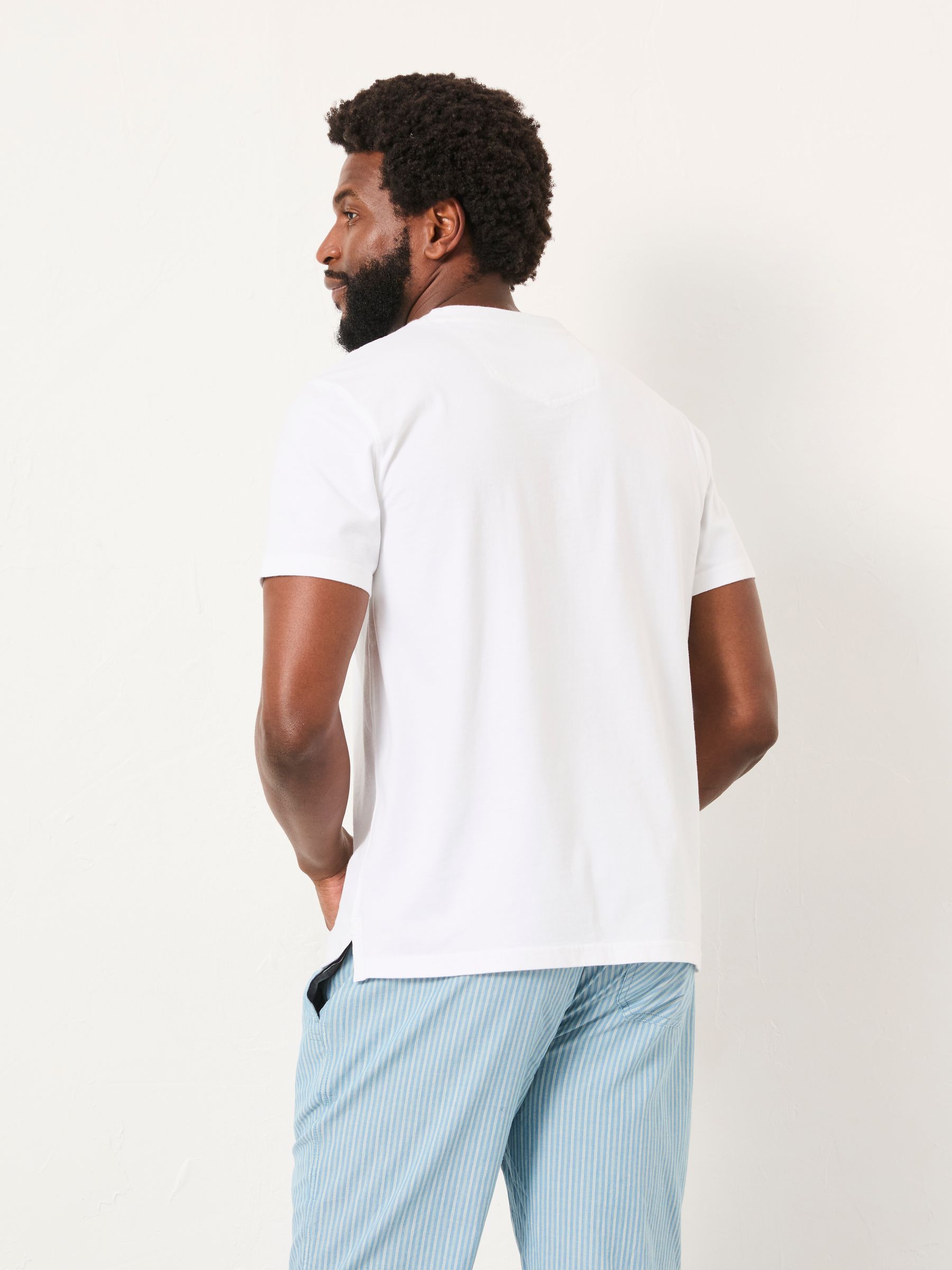 Seil Light Blue Stripe Pyjama Bottoms - Image 2 of 5