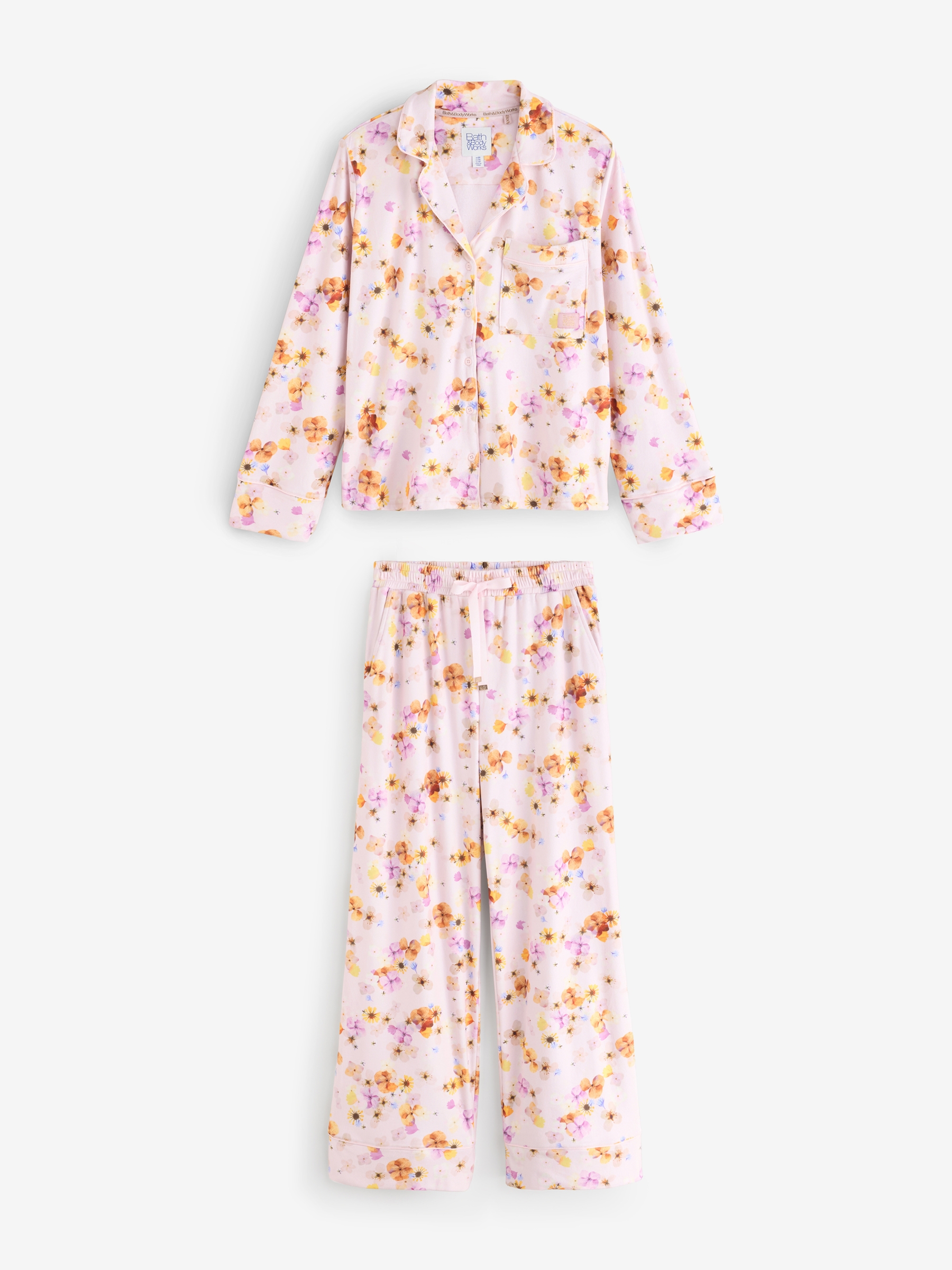 Pink Cosy Button Through Pyjamas - Image 6 of 11