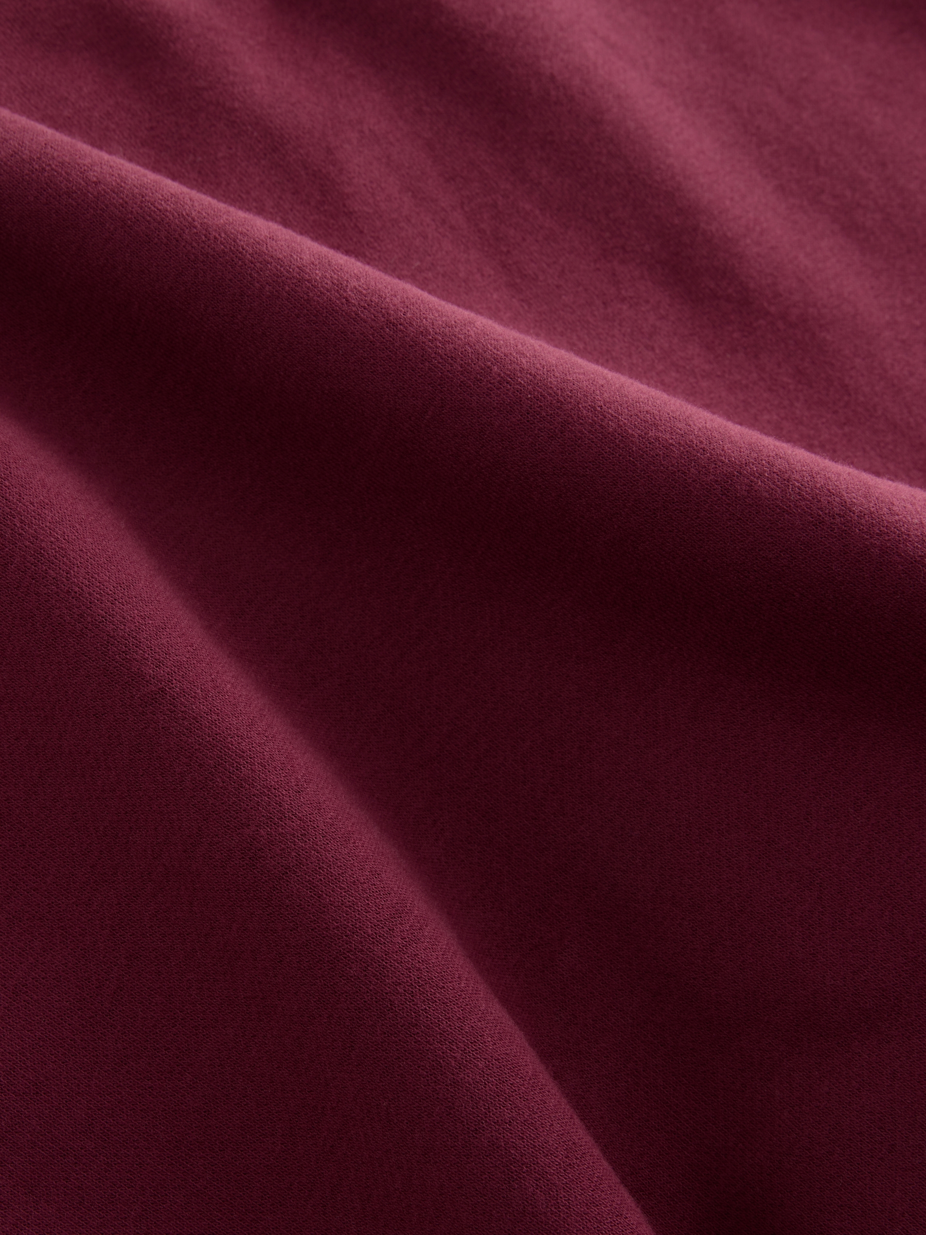 Burgundy Red Half Zip Sweatshirt - Image 7 of 7