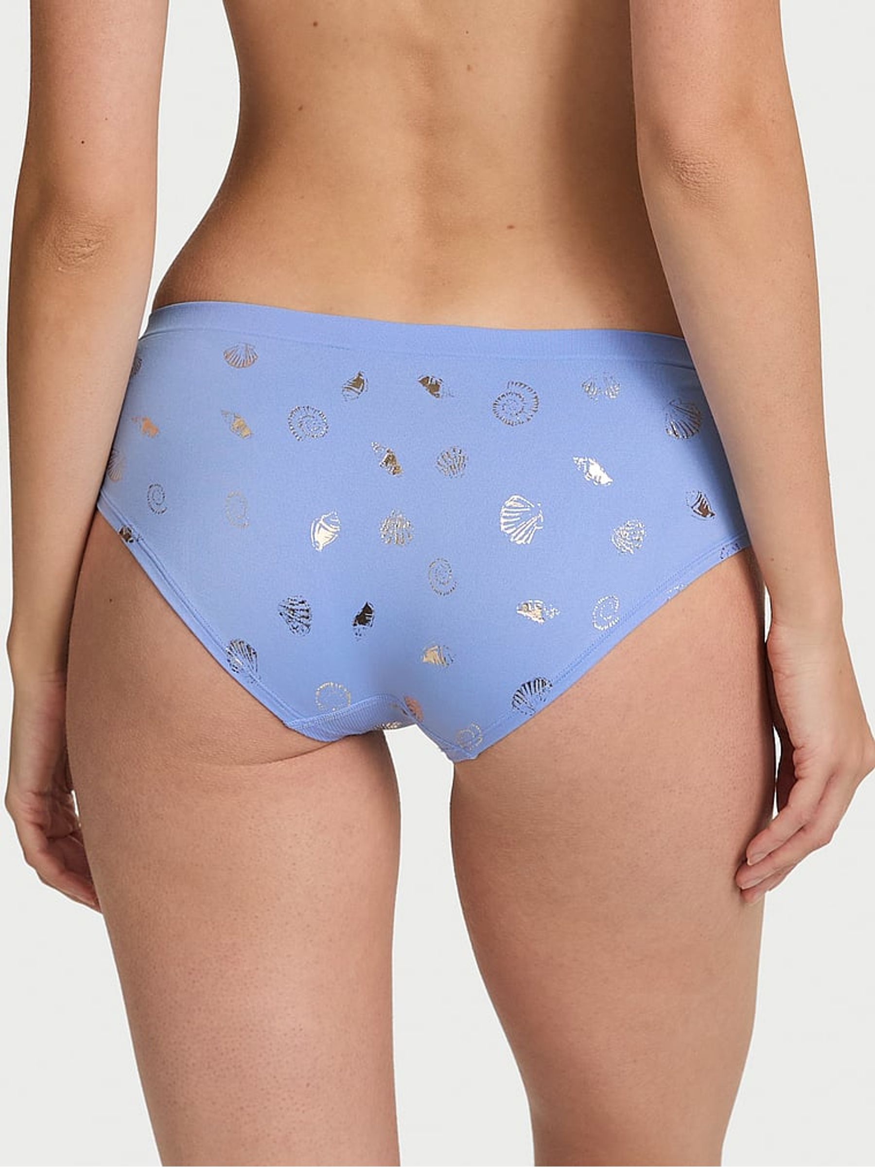 Blue Cameo Seashell Hipster Knickers - Image 2 of 2