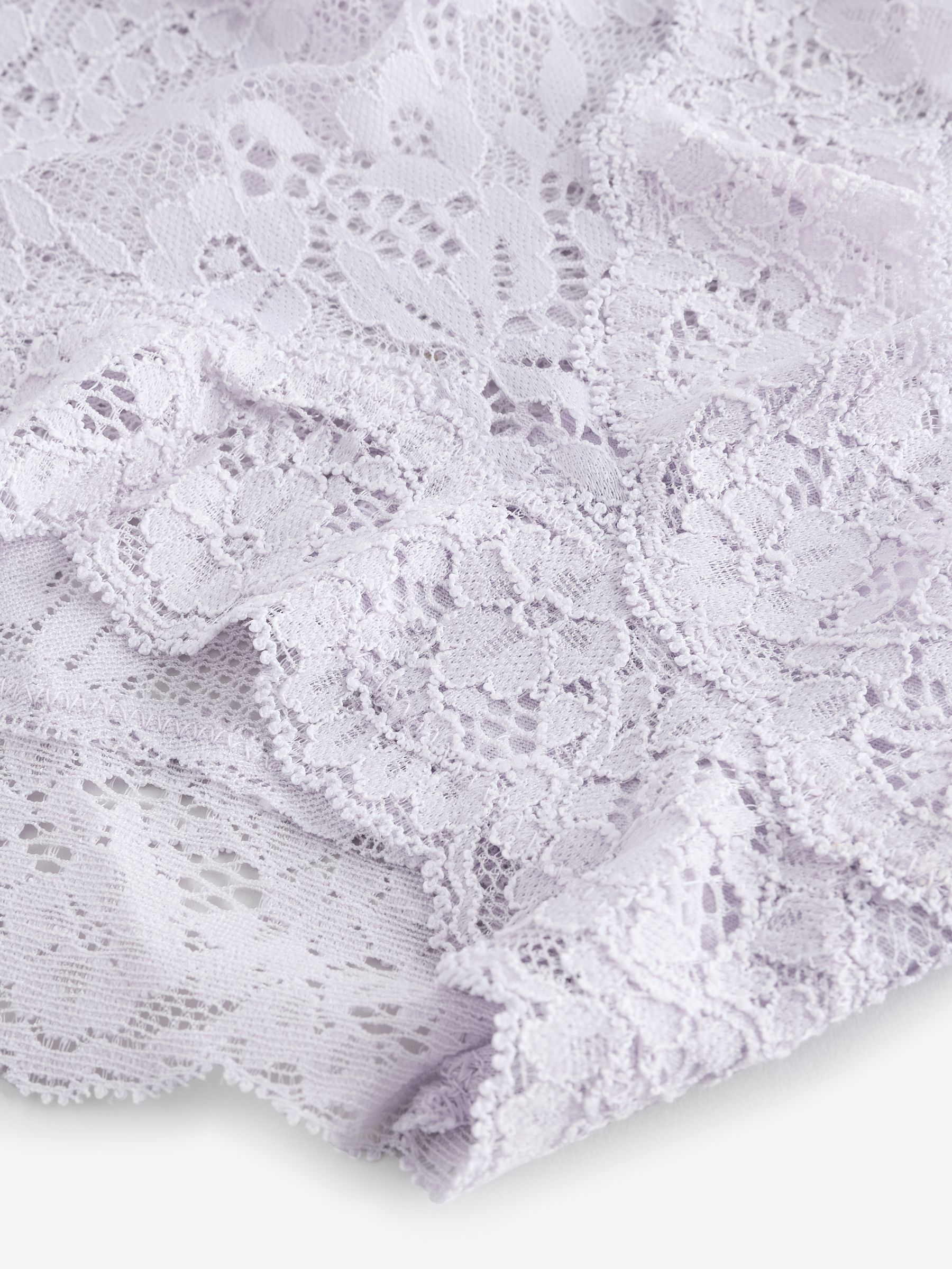 Feather Purple Hipster Lace Knickers - Image 3 of 3