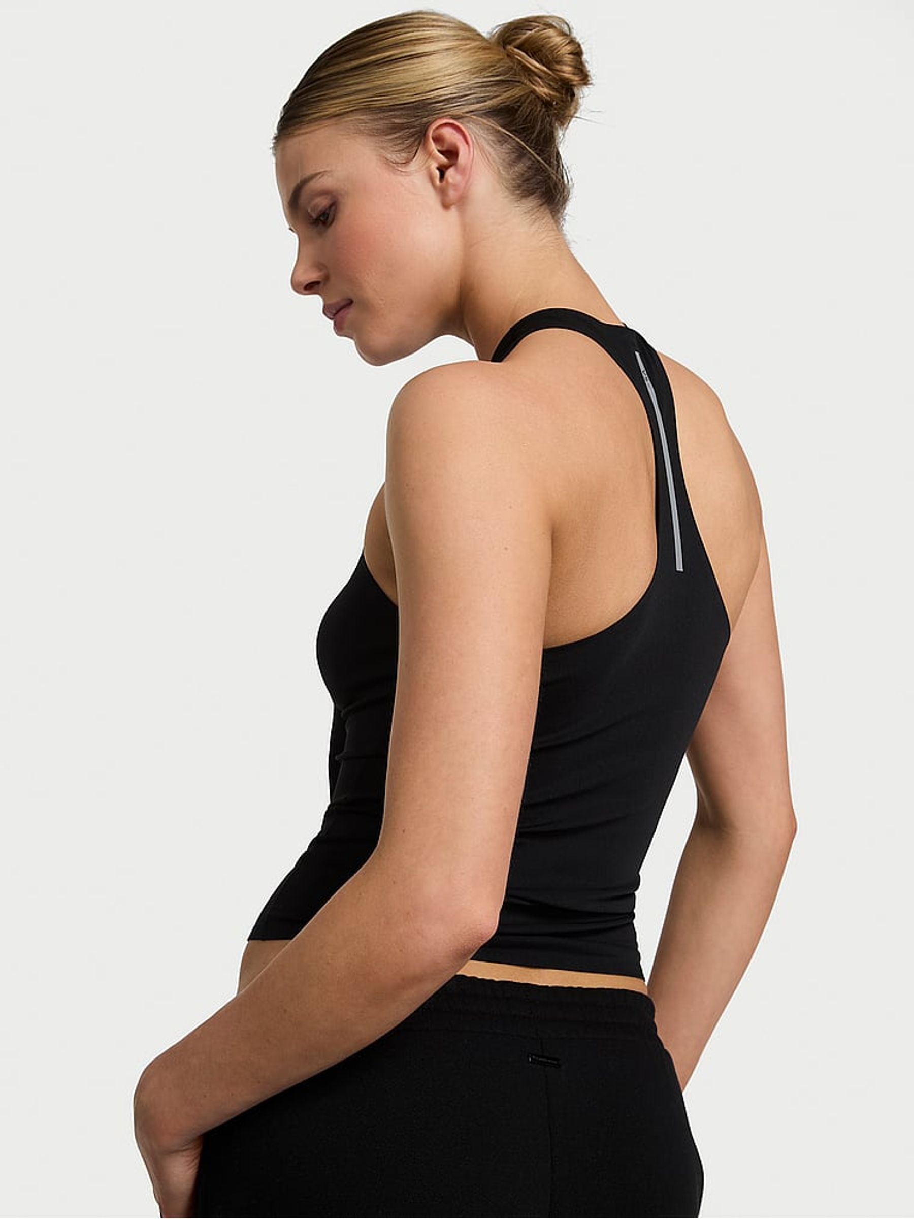 Black Elevate™ Racerback Tank Top - Image 2 of 3